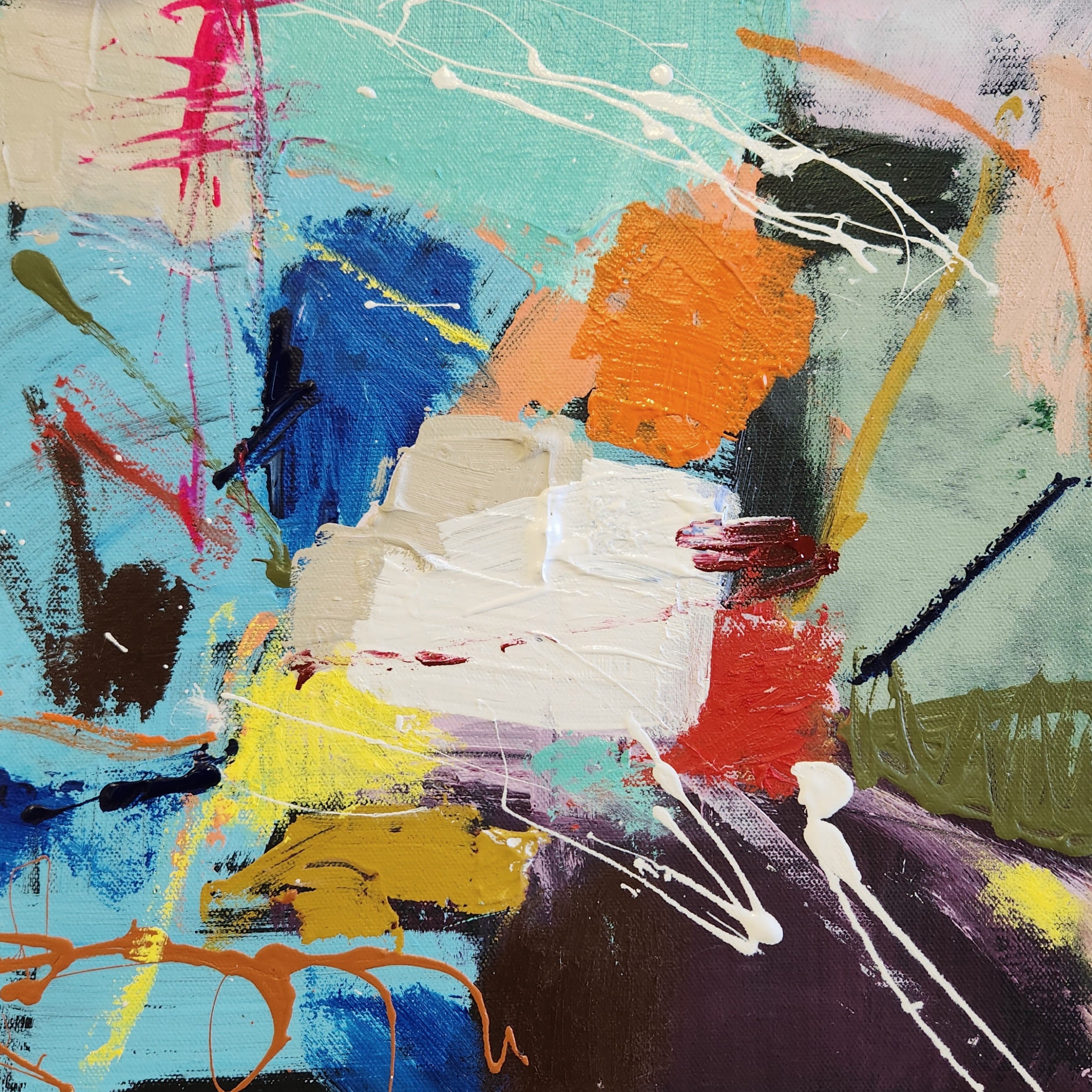 The Playgrounds- Original Art 60cm x 30cm
