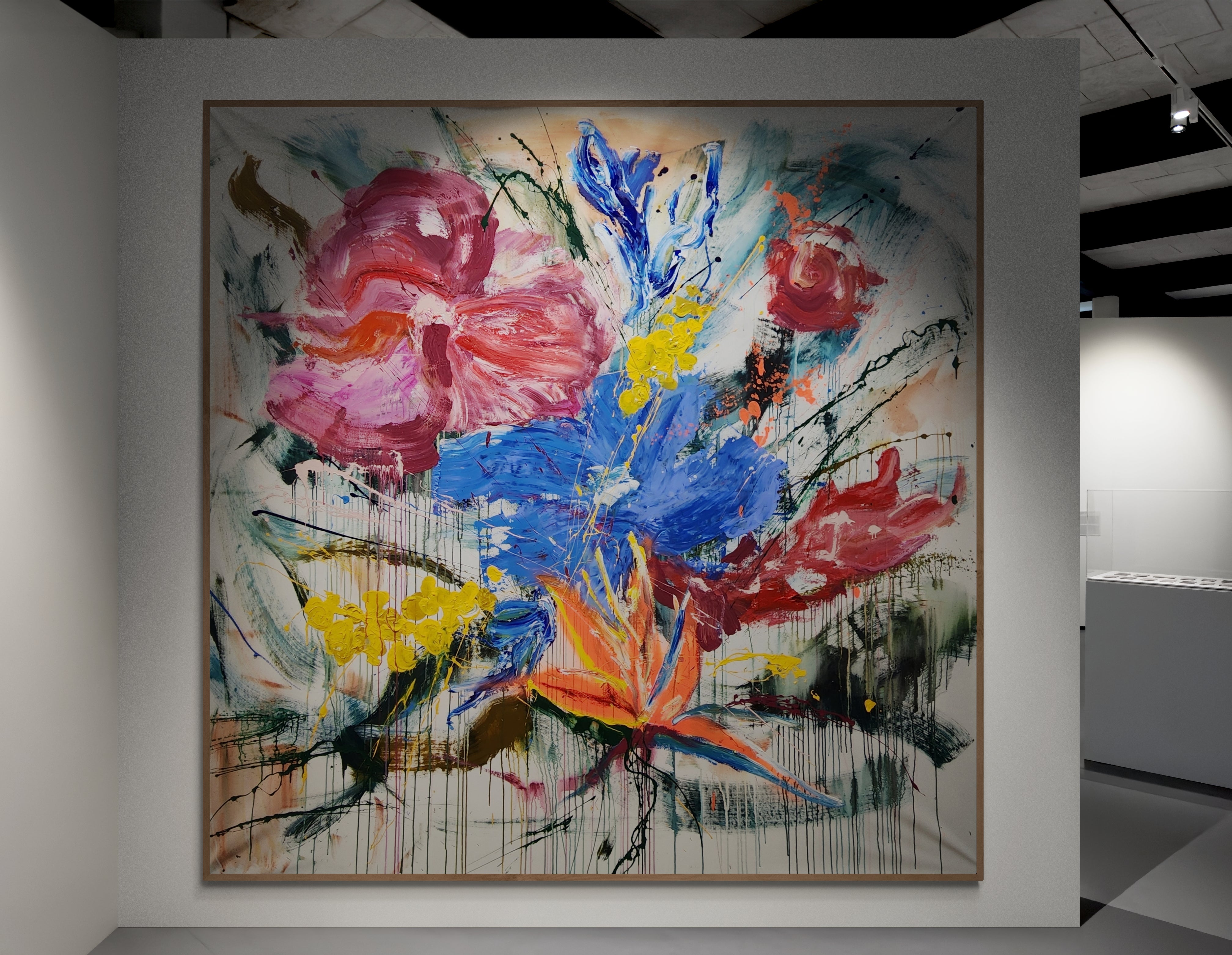 Strelitzia - Original Art 200cm x 200cm