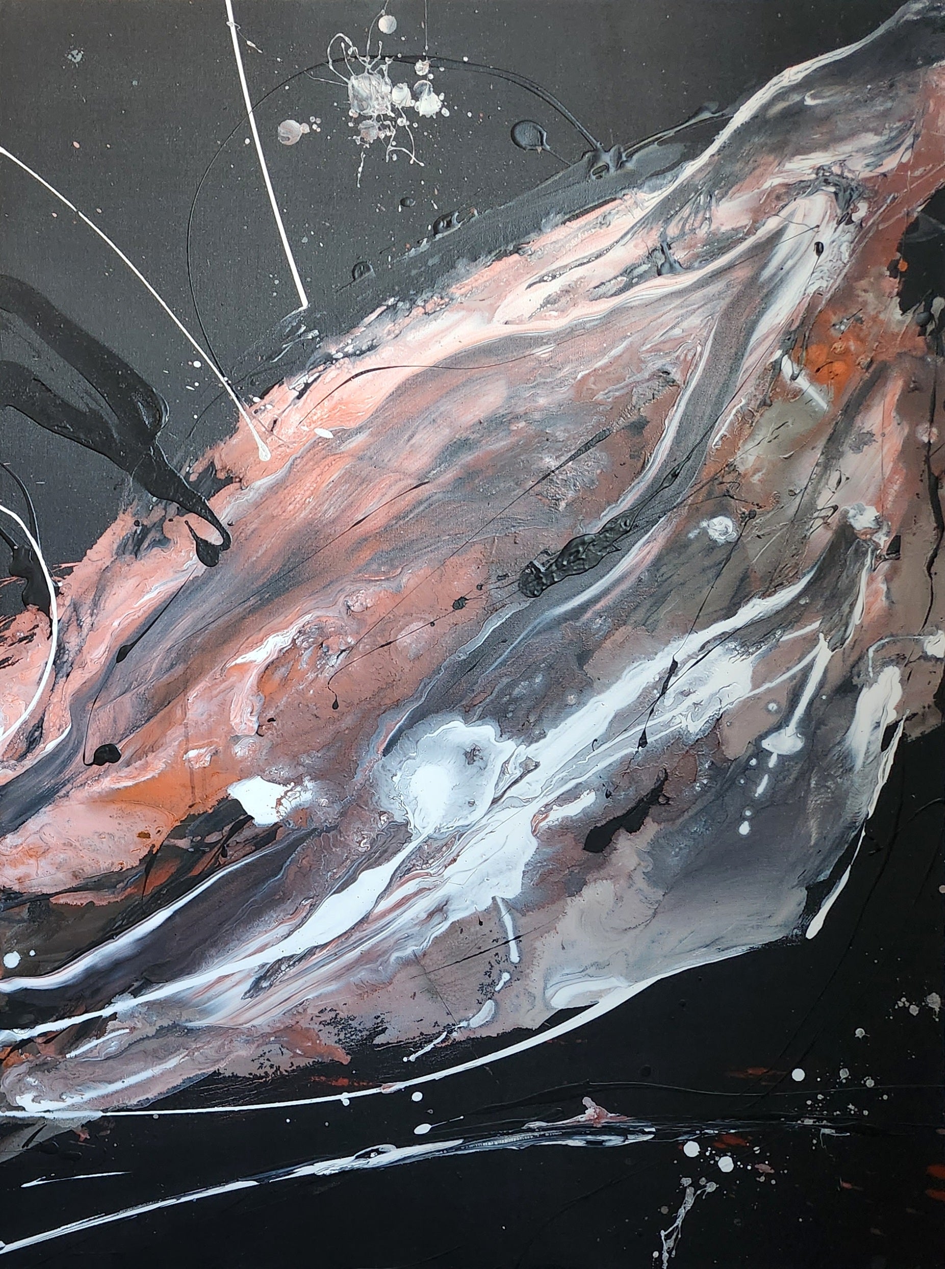 Worshipping The Heavens - Original Art 180cm x 122cm