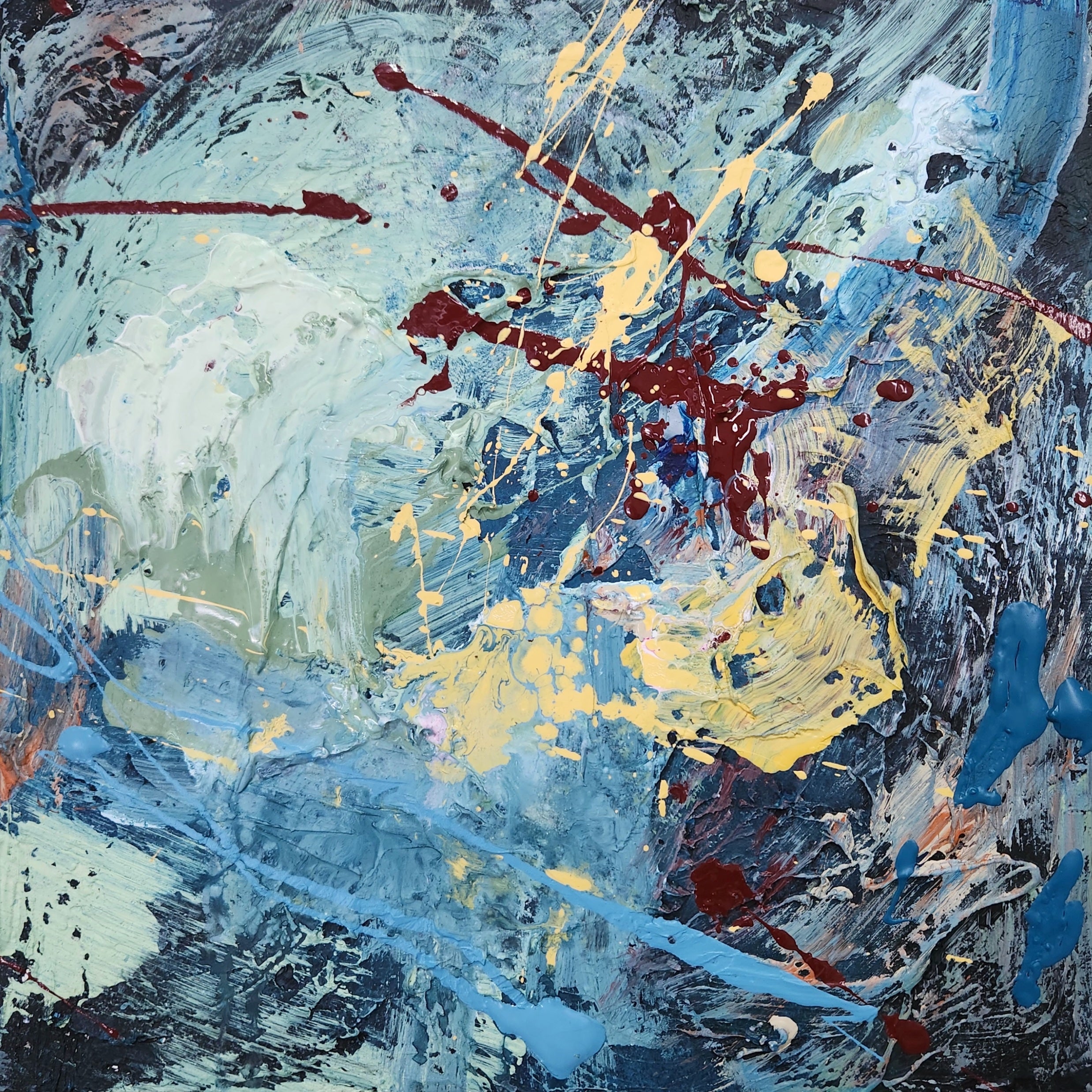 Silence- Original Art 90cm x 30cm