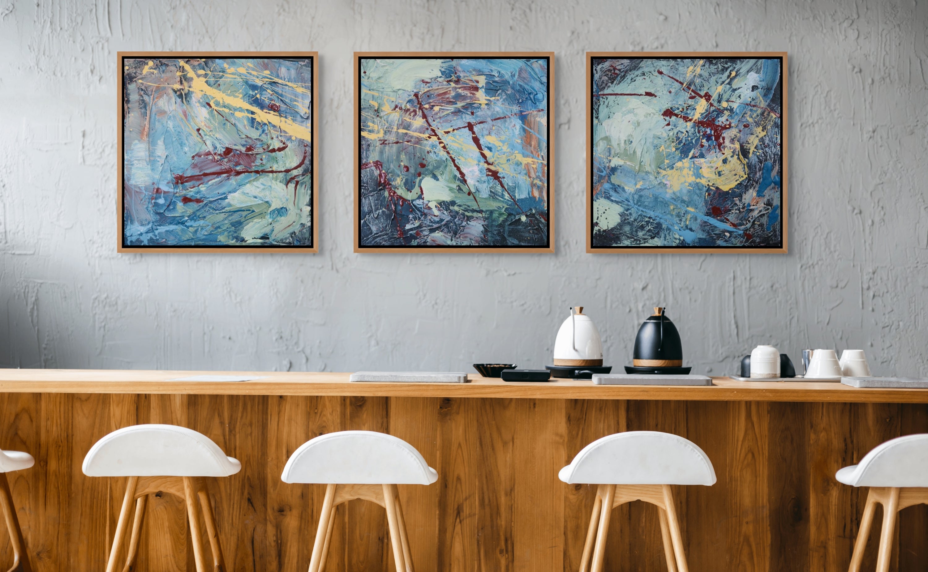 Silence- Original Art 90cm x 30cm