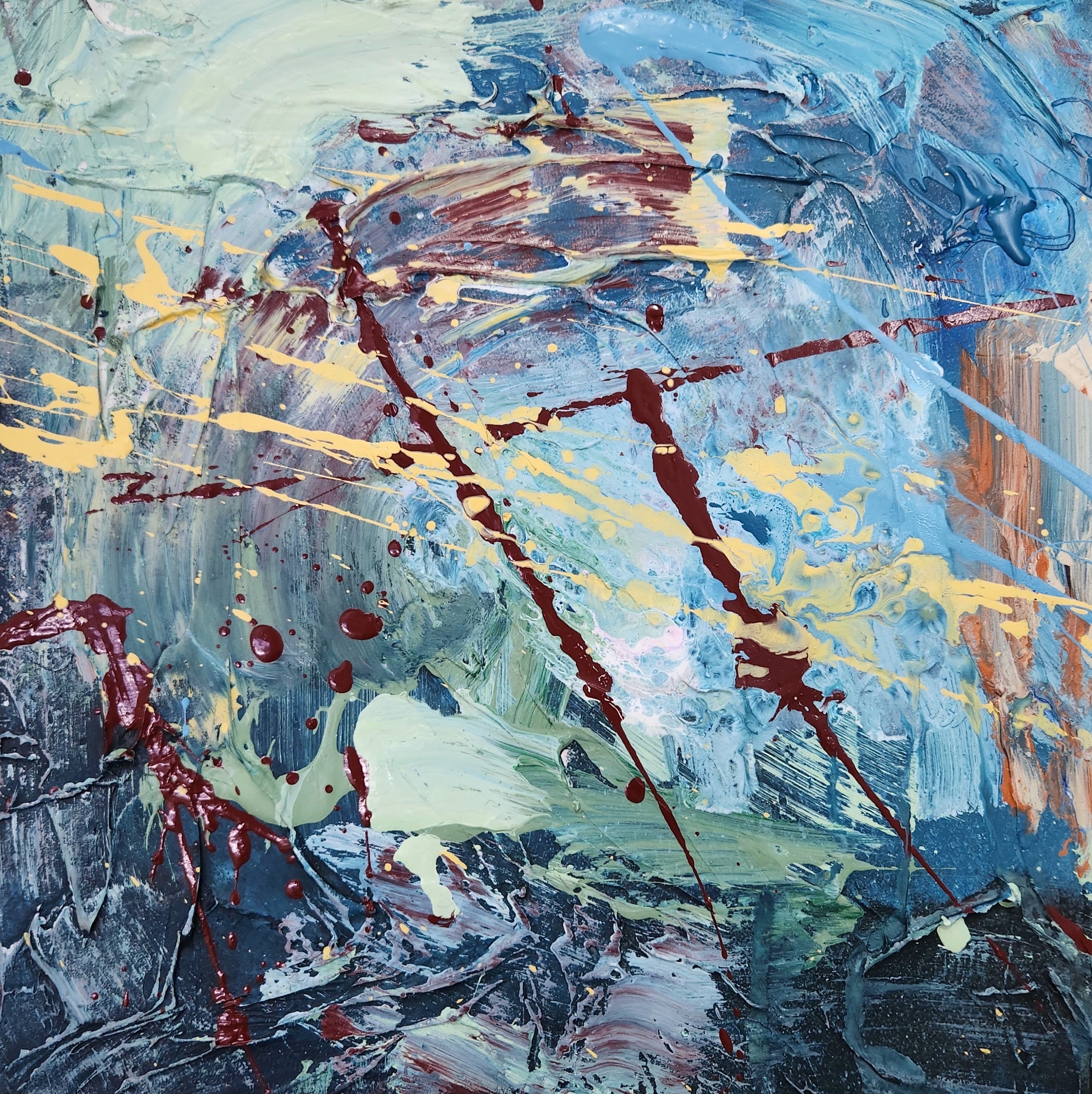 Silence- Original Art 90cm x 30cm