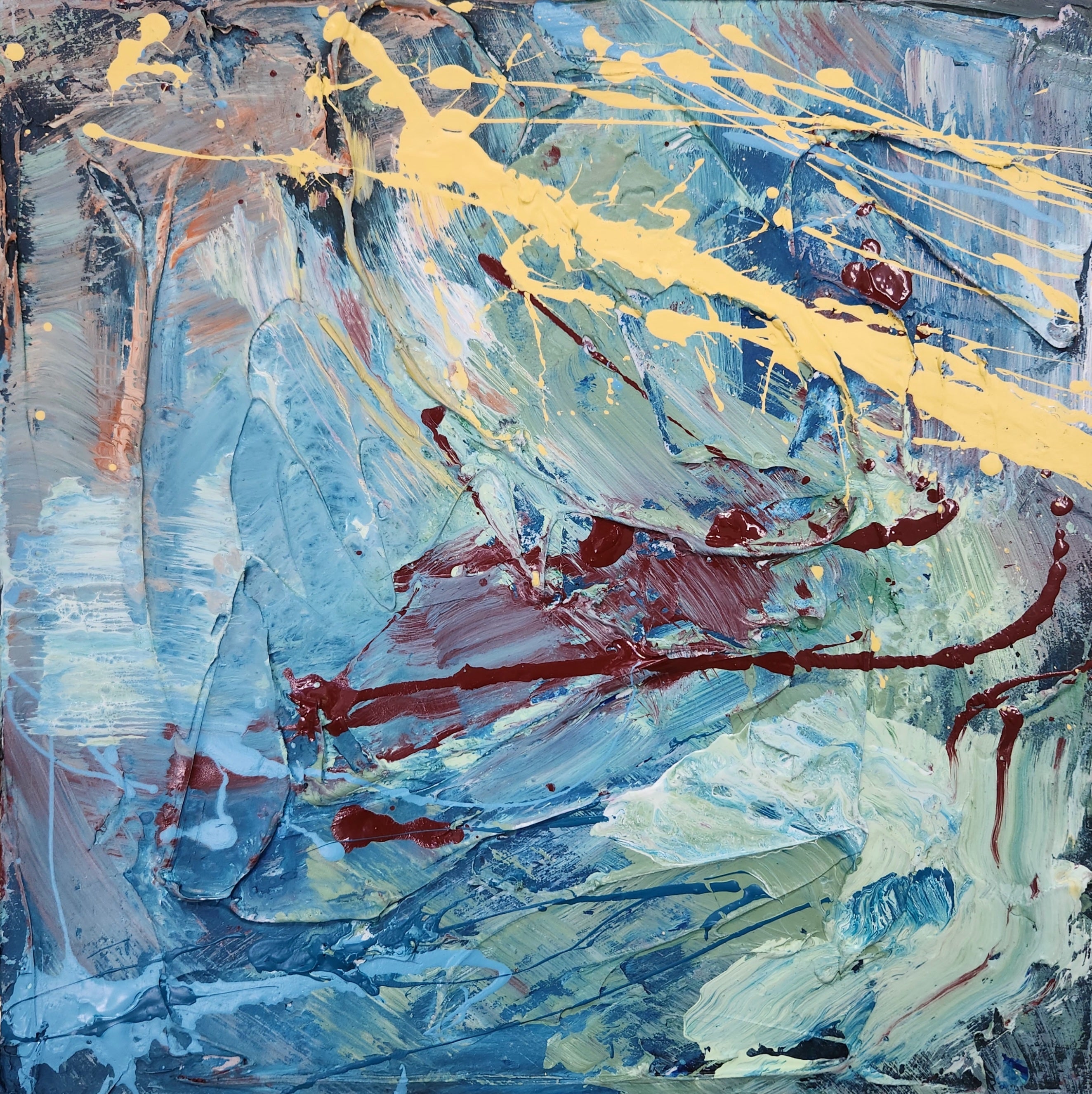 Silence- Original Art 90cm x 30cm