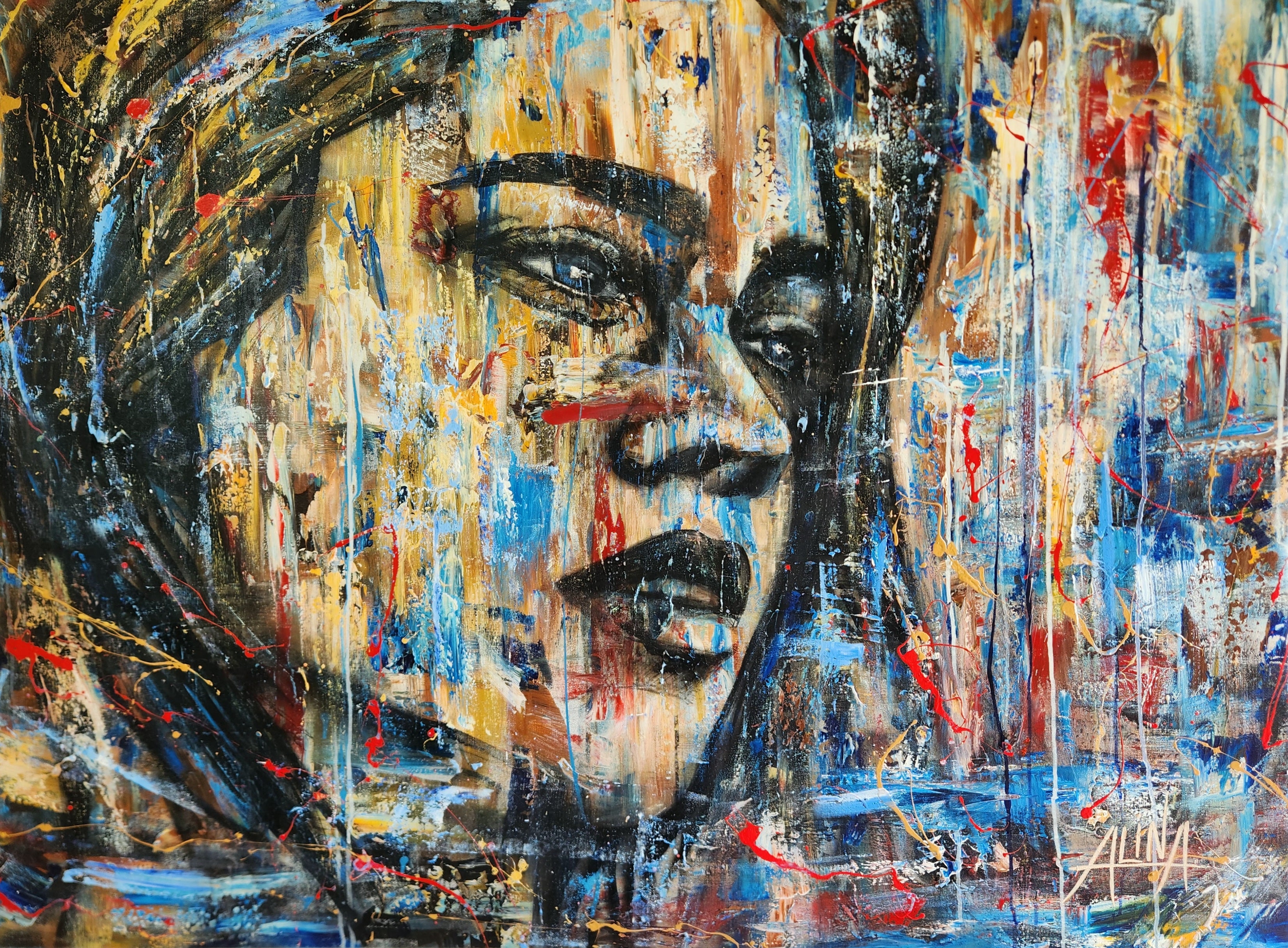 Julliette 110cm x 150cm Original Art