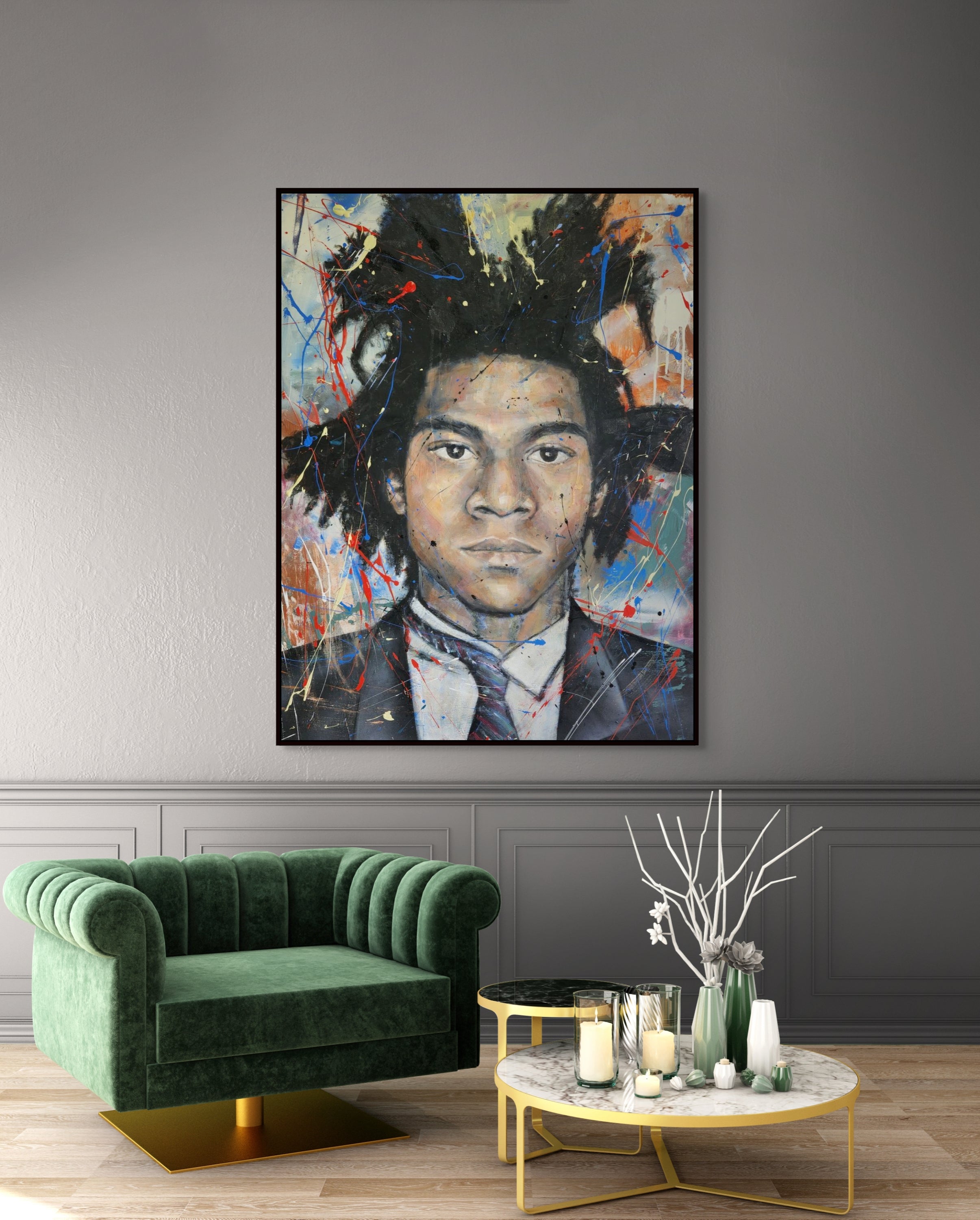 Basquiat 120cm x 90cm Original Art