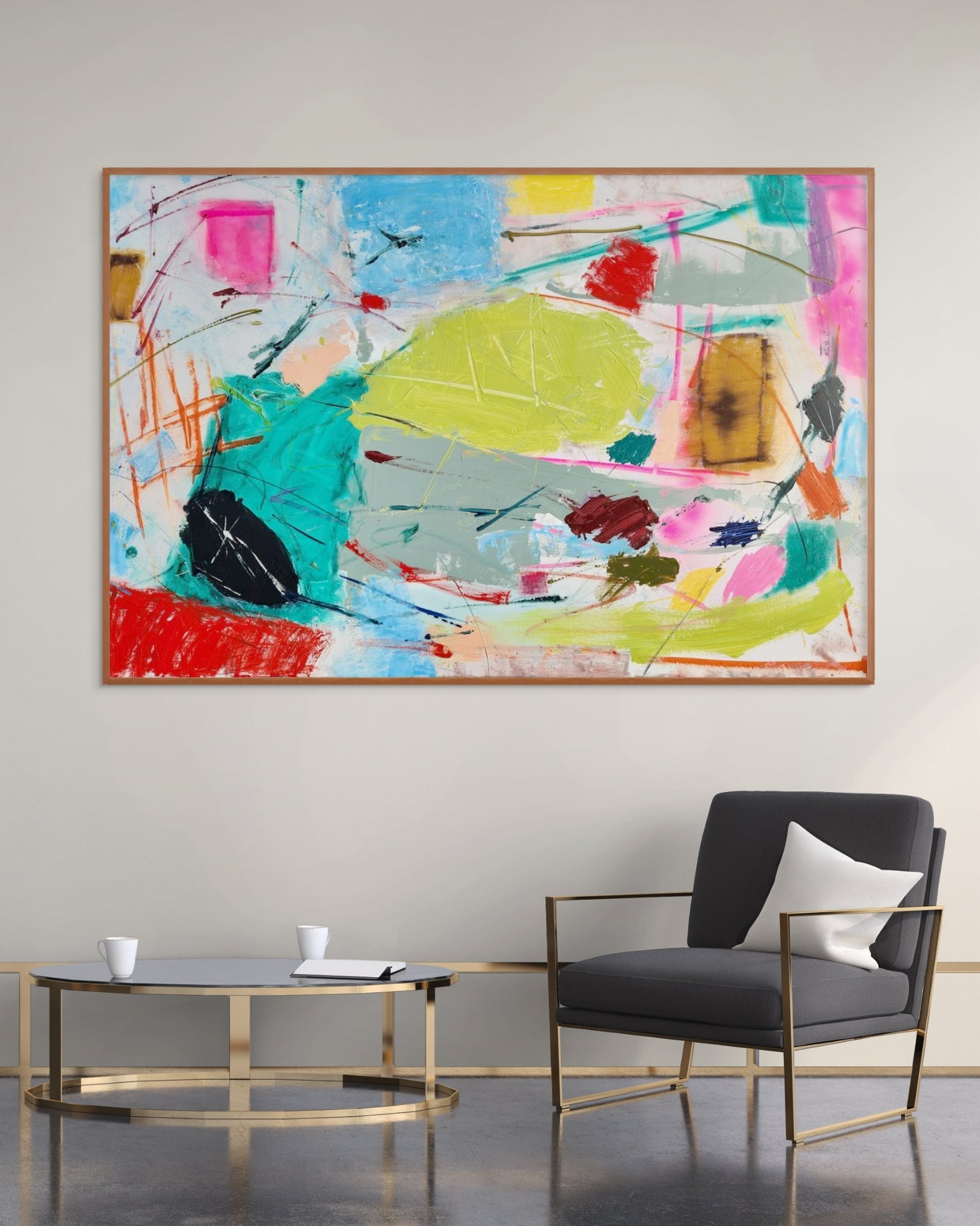 The Big Picnic 150cm x 100cm Original Art
