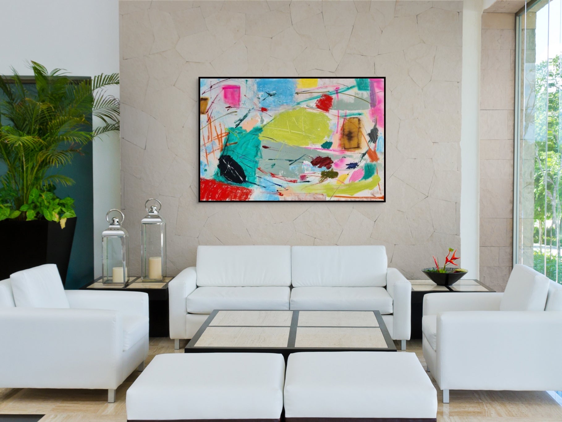 The Big Picnic 150cm x 100cm Original Art