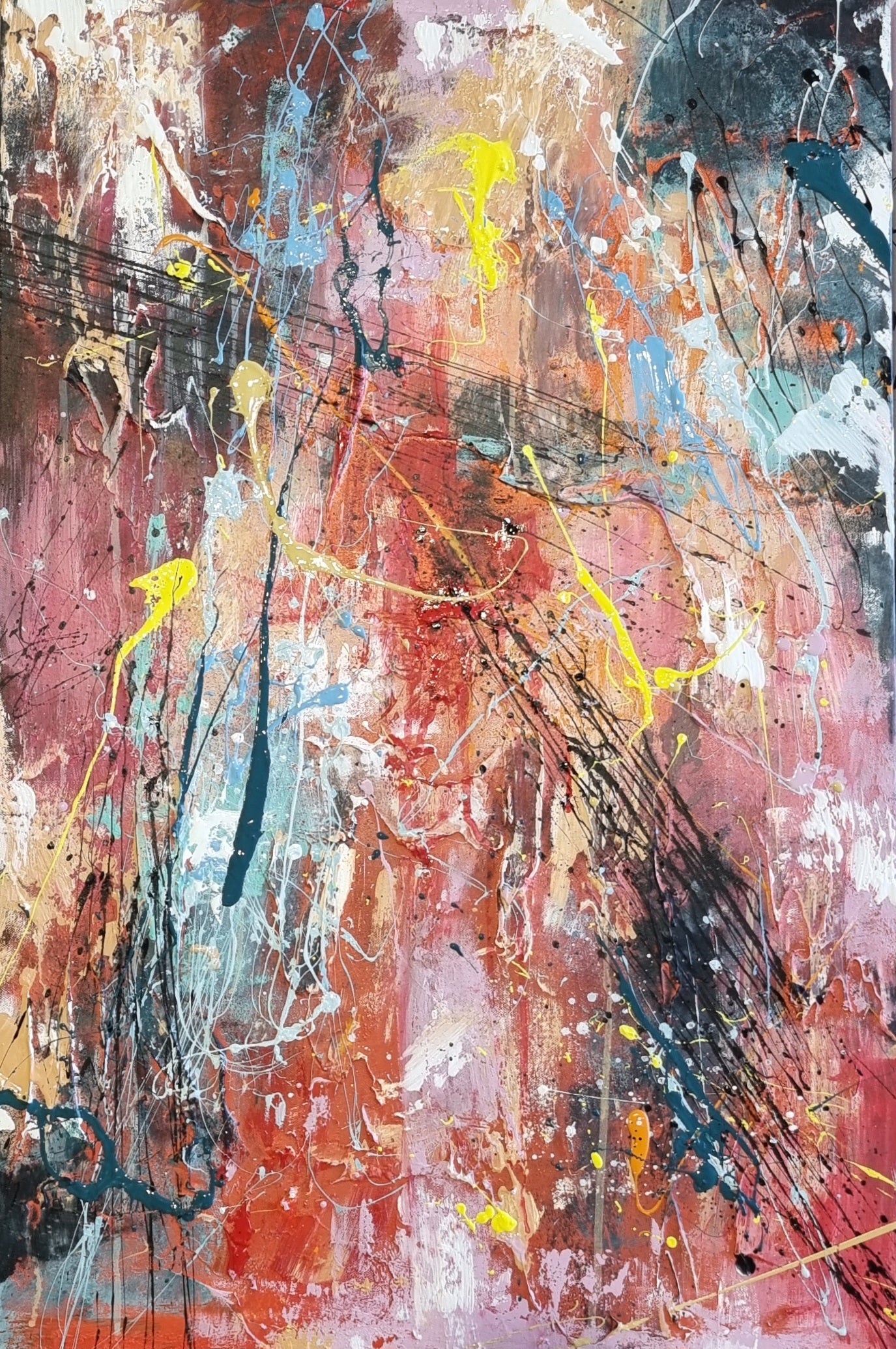 Galixies 182cm x 87cm Original Art