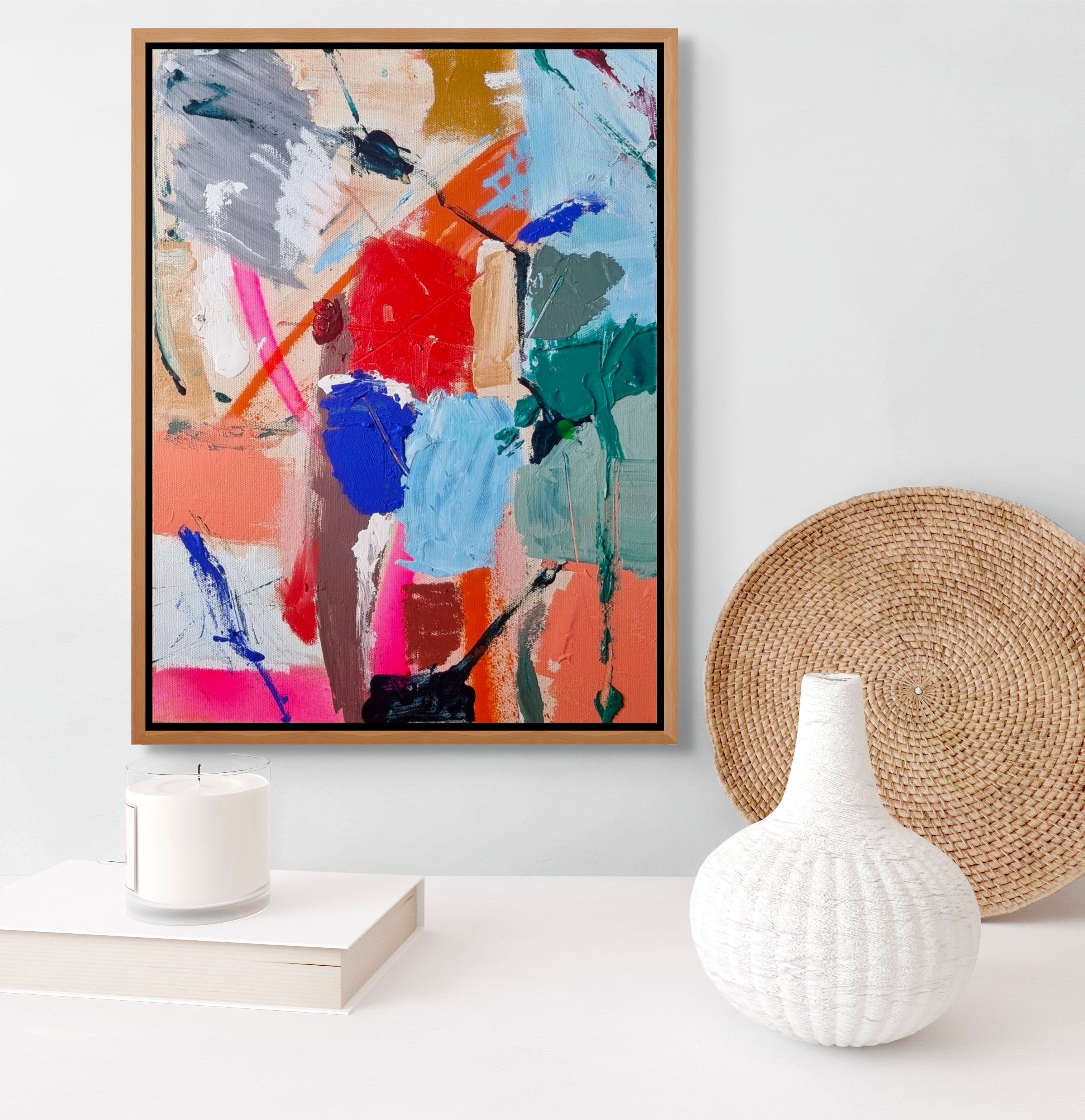 L'amour est blue 30cm x 40cm Original Art