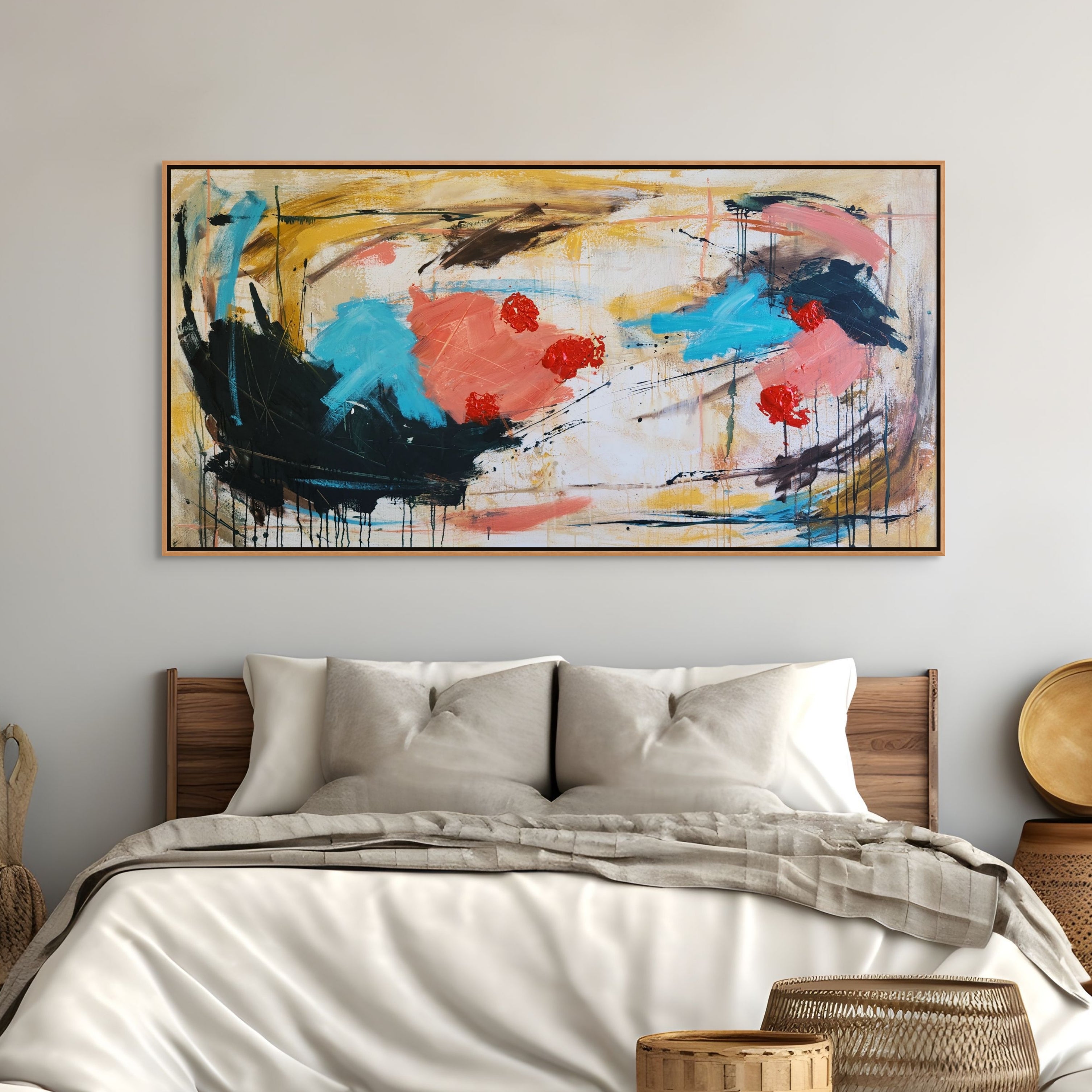 The Little Red Robbin 182cm x 90cm Original Art