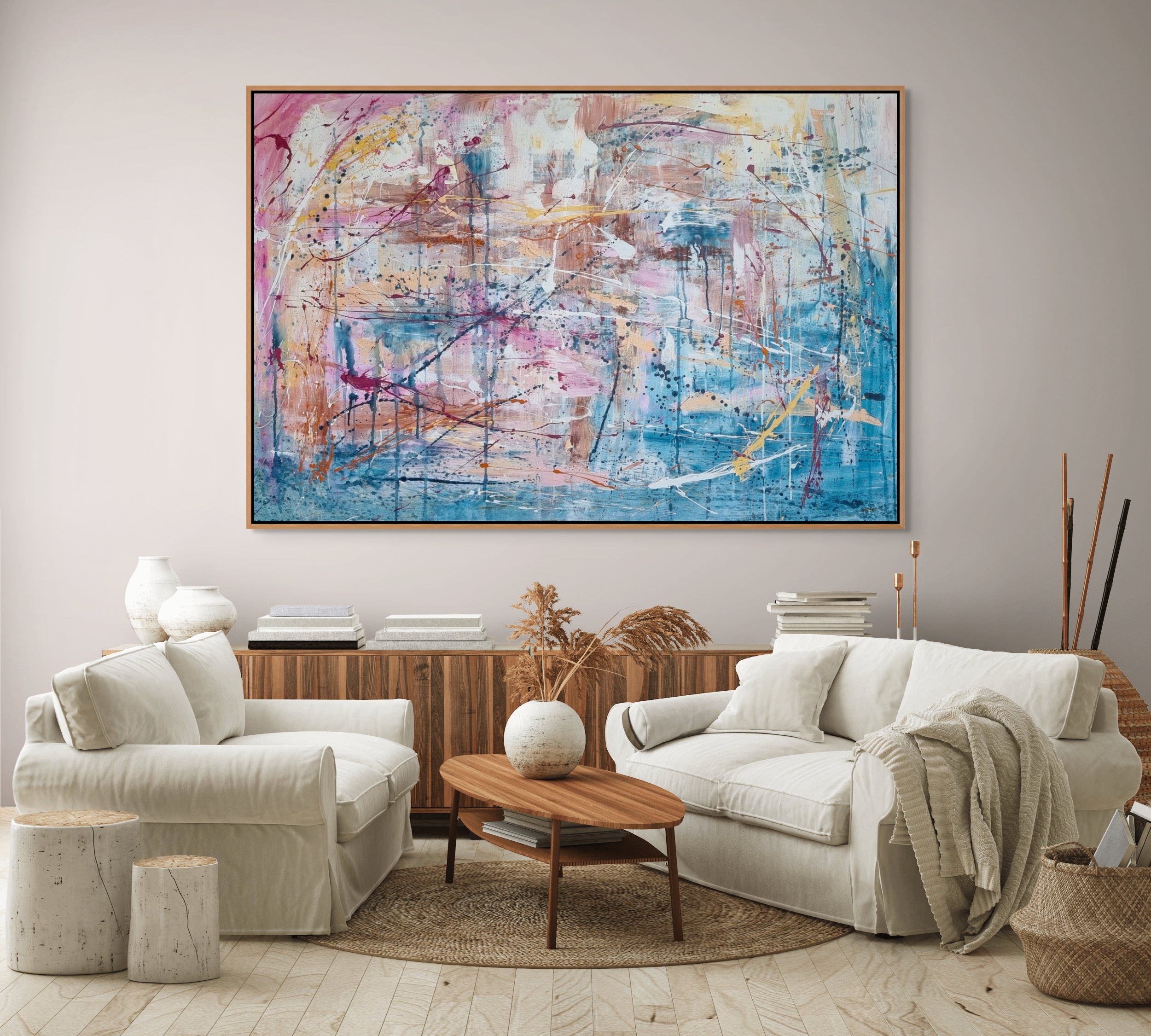 The Last Kiss Goodbye 150cm x 100cm Original Art