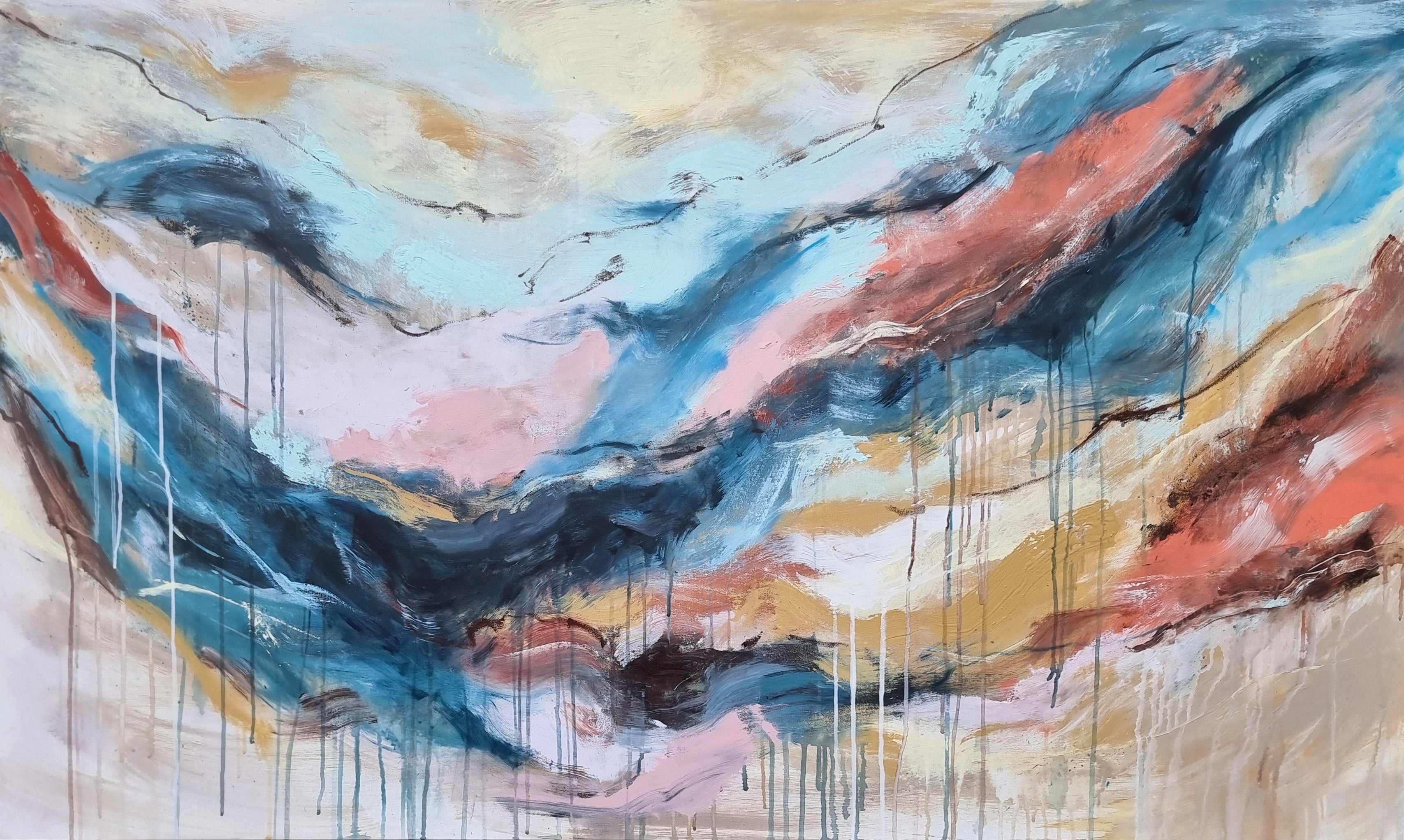 Sunshowers 152cm x 90cm Original Art