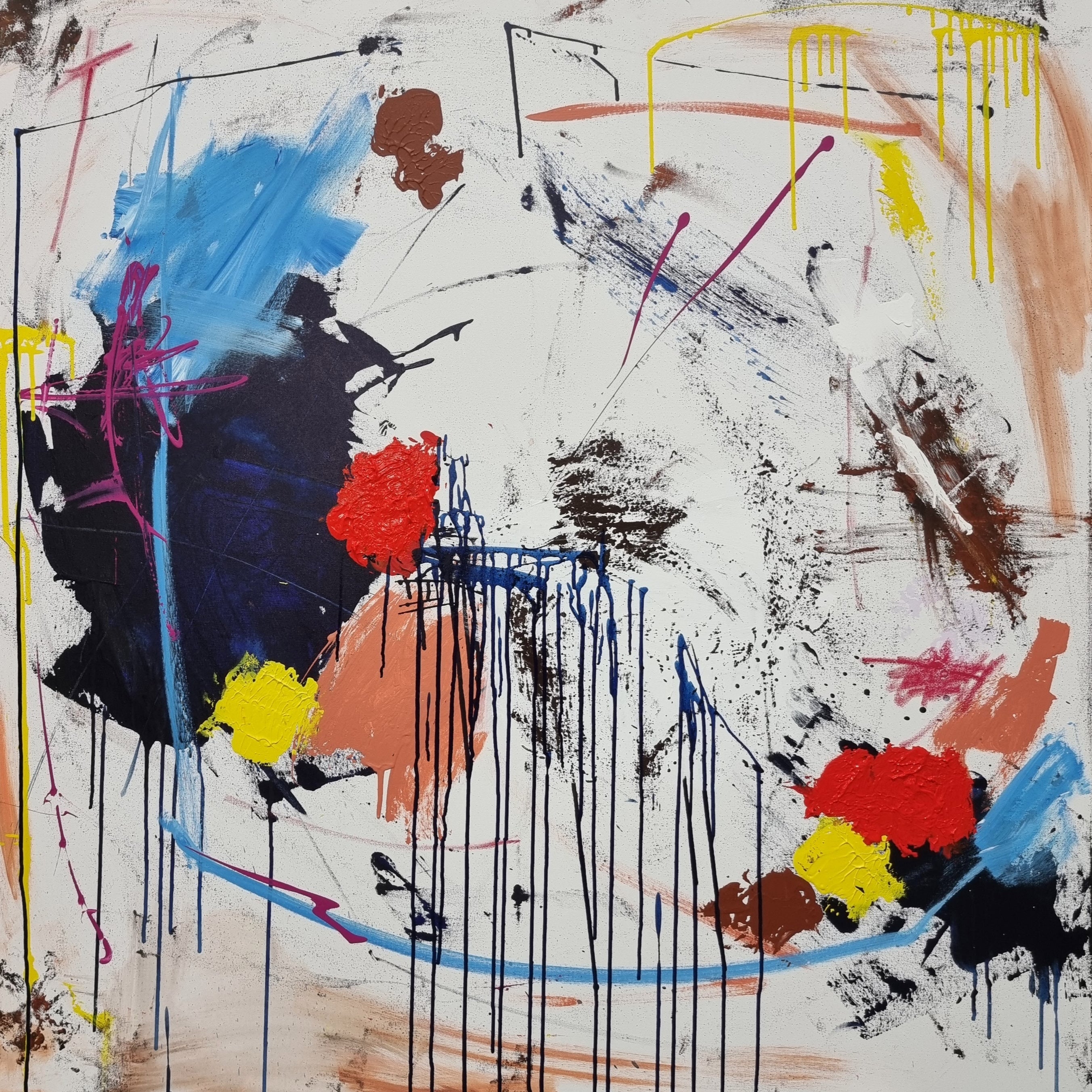 Forget Me Not 240cm x 120cm Original Art