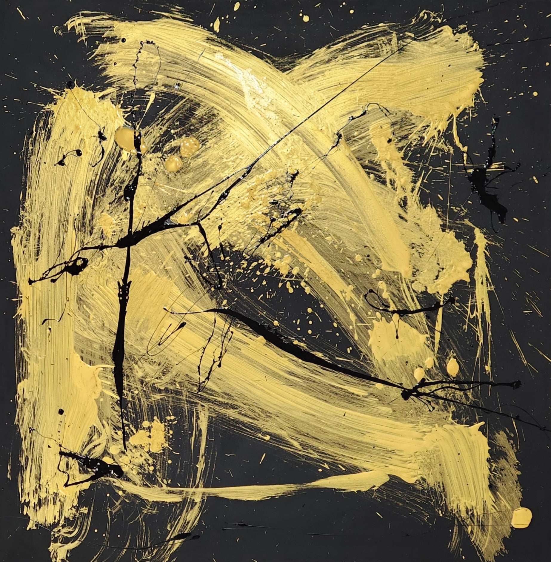 Golden Days- Original Art 120cm x 120cm