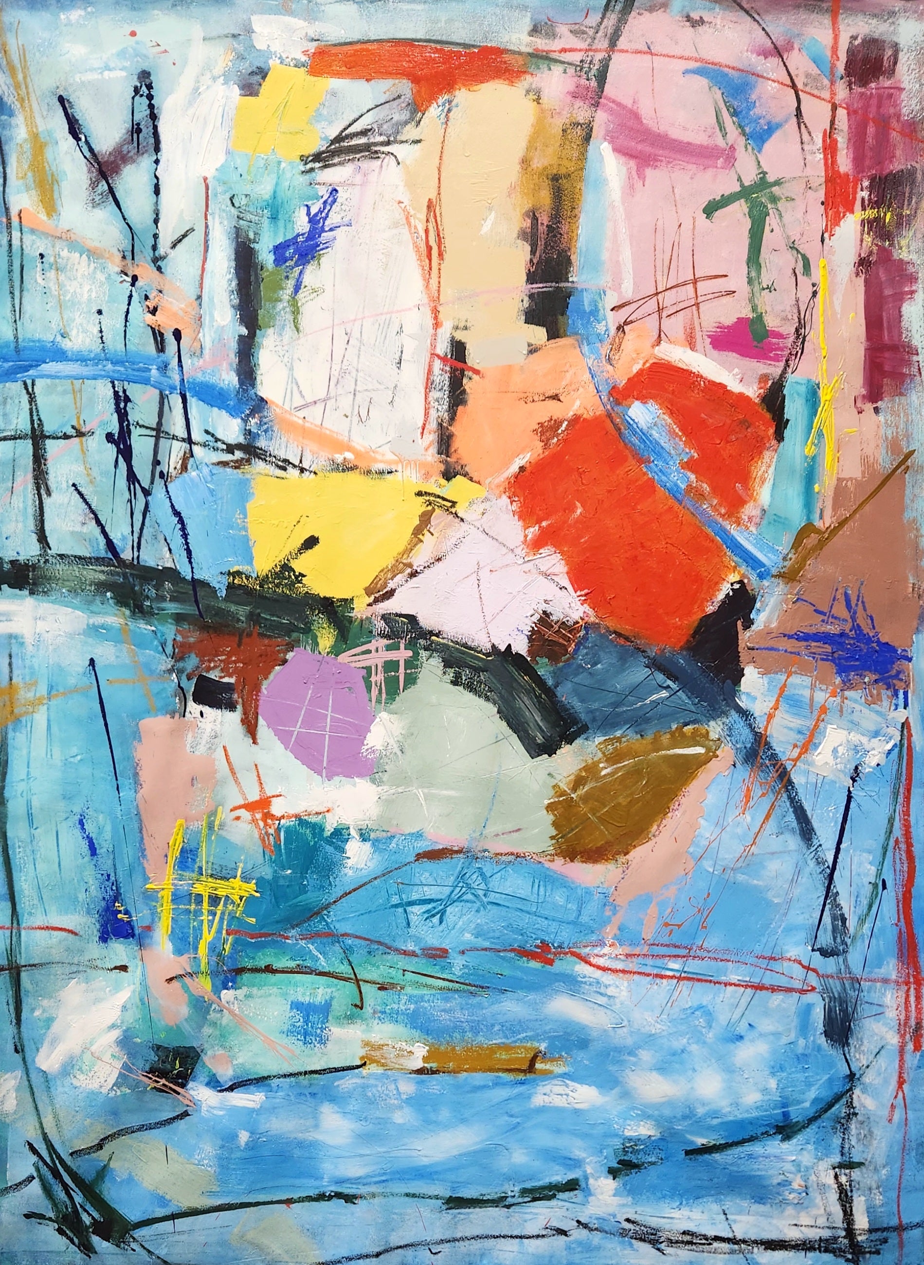 Island Time - Original Art 200cm x 145cm