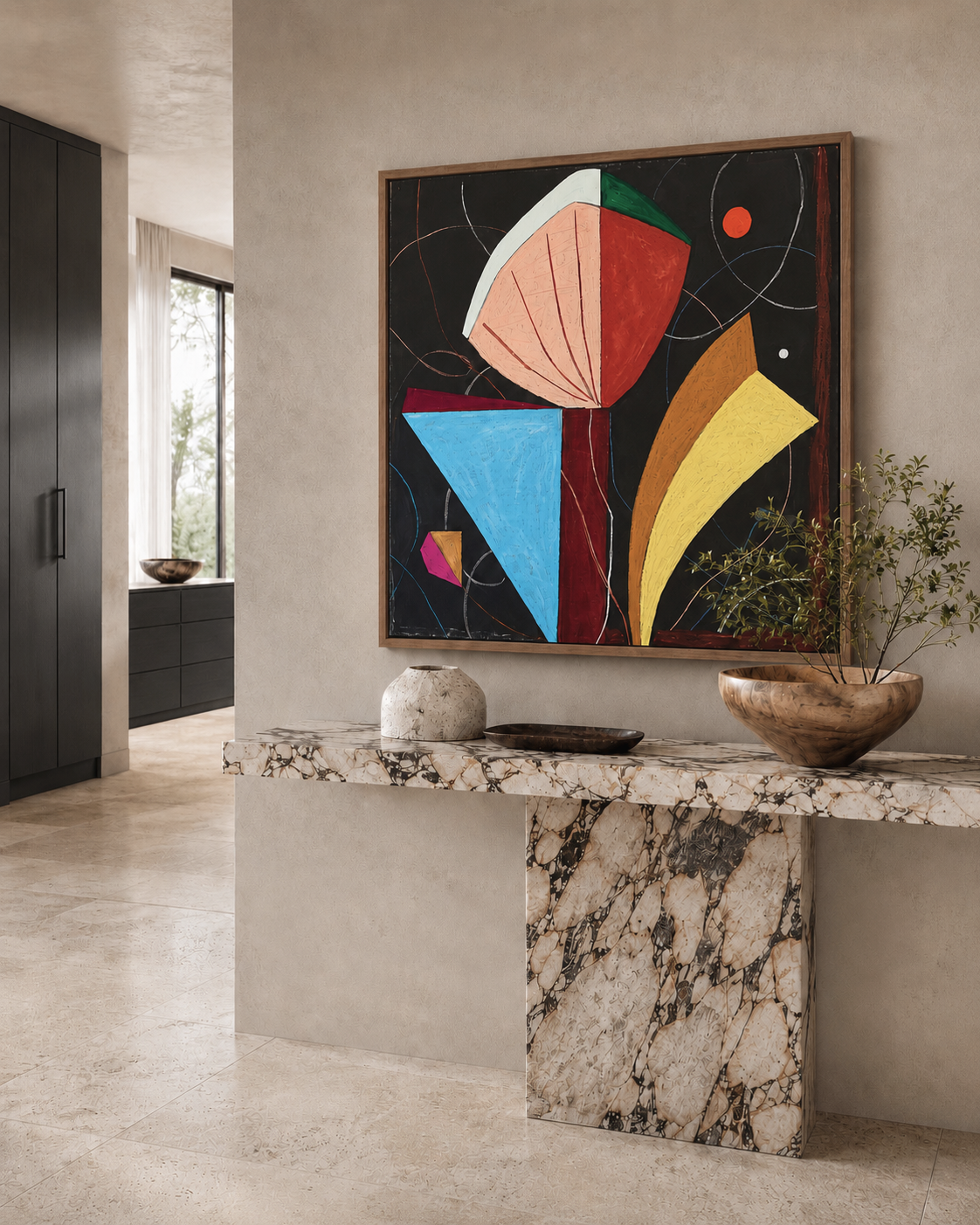 Night Garden 120cm x 120cm Original Art