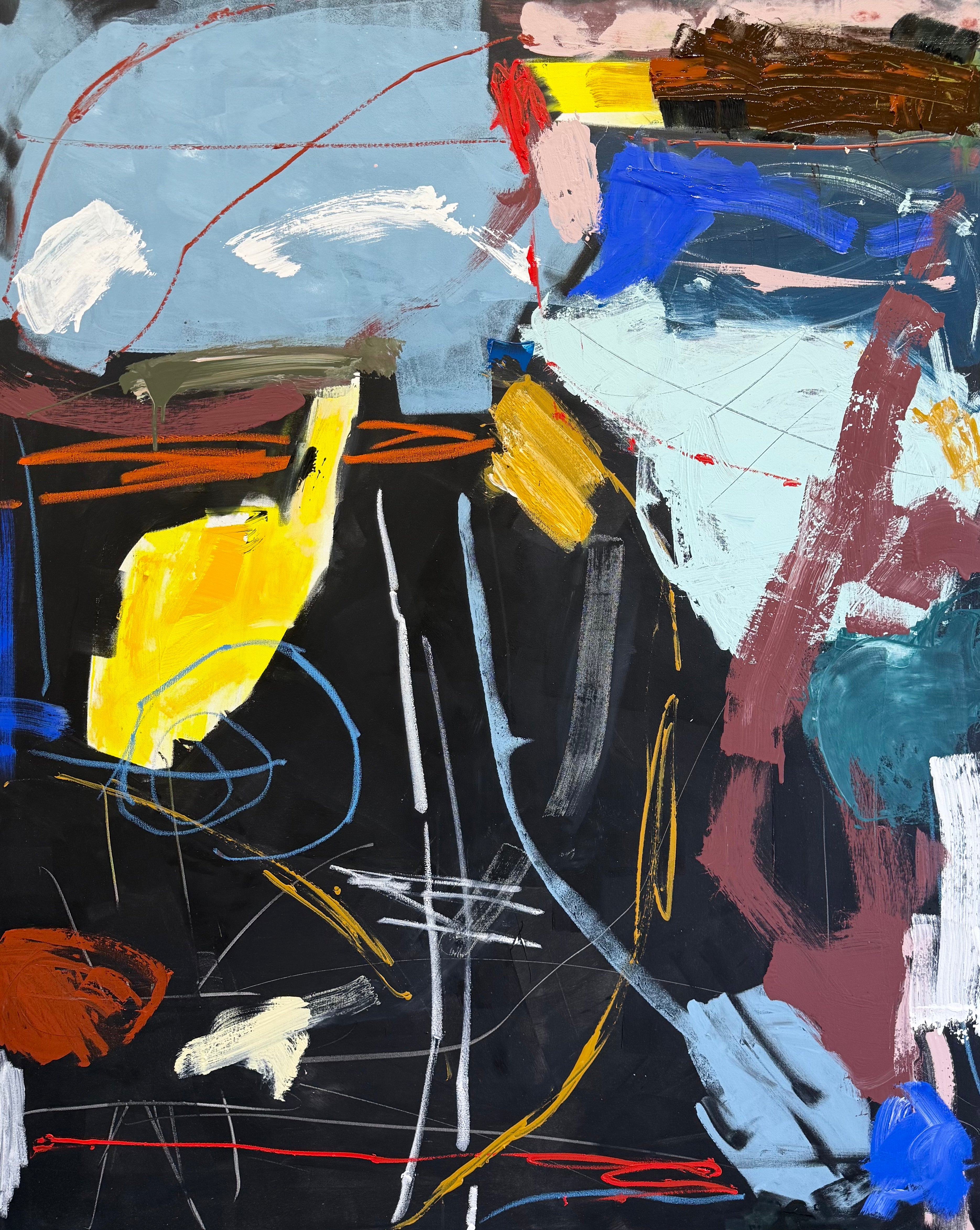 Love me, love me not- Original Art 152cm x 244cm