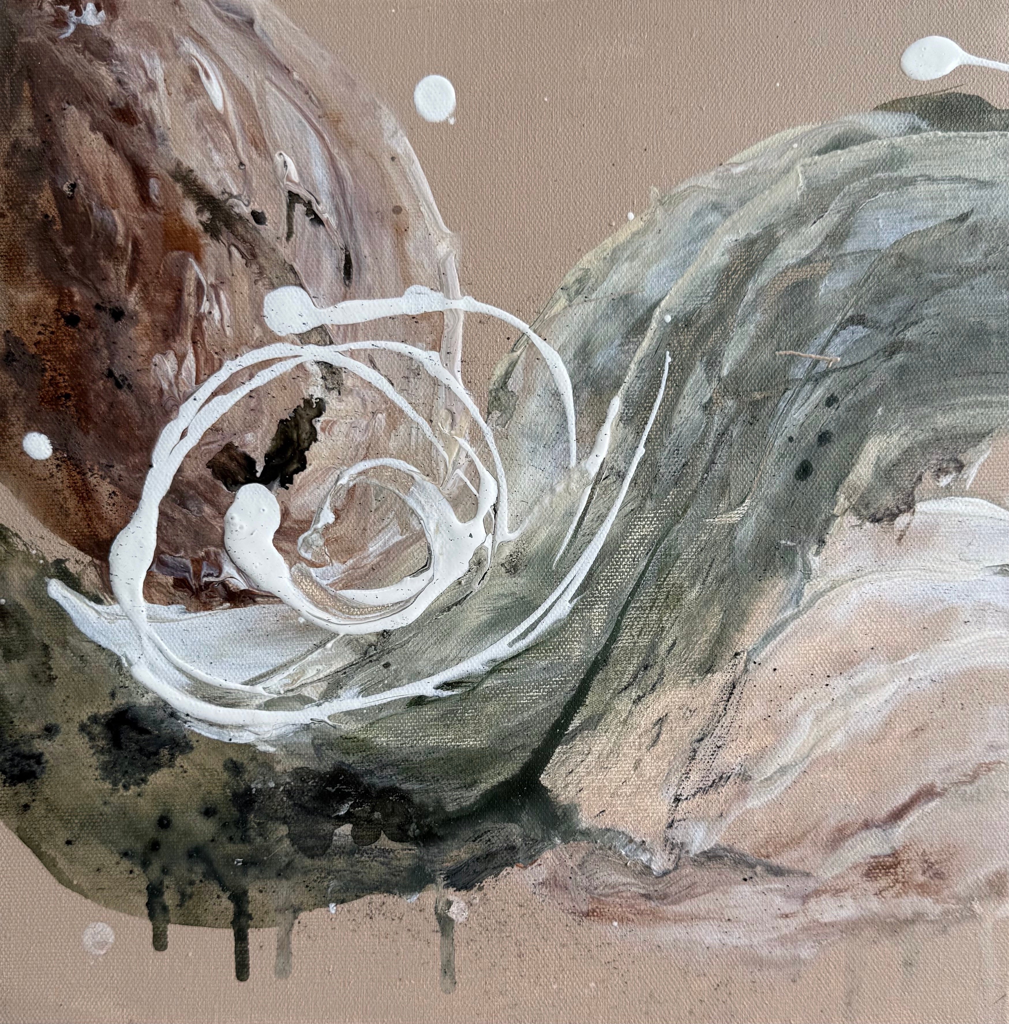 Hidden Garden 30cm x 30cm Original Art