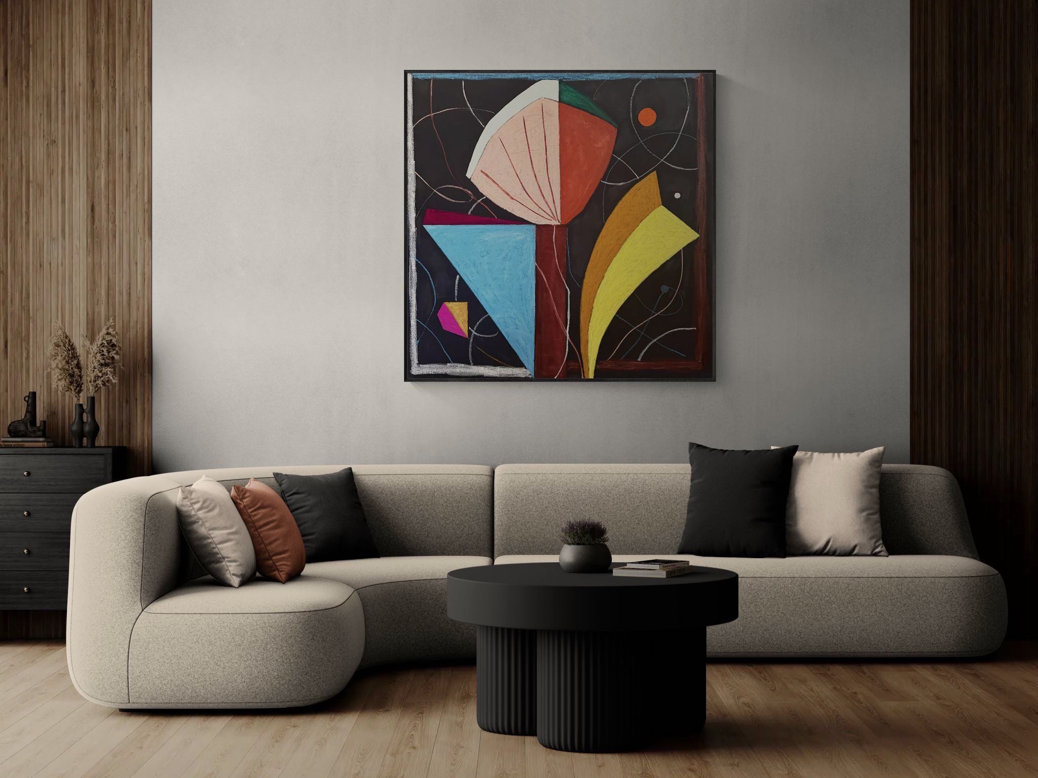 Night Garden 120cm x 120cm Original Art
