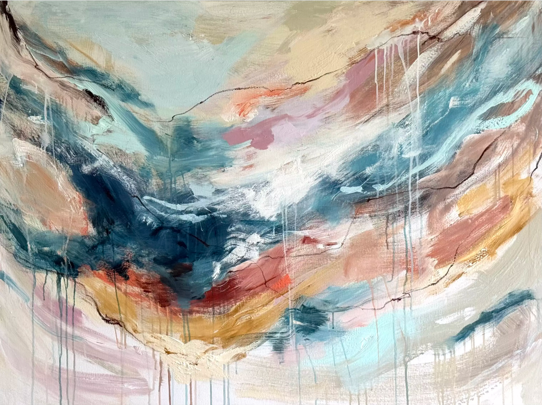 String Theory 120cm x 90cm Original Art