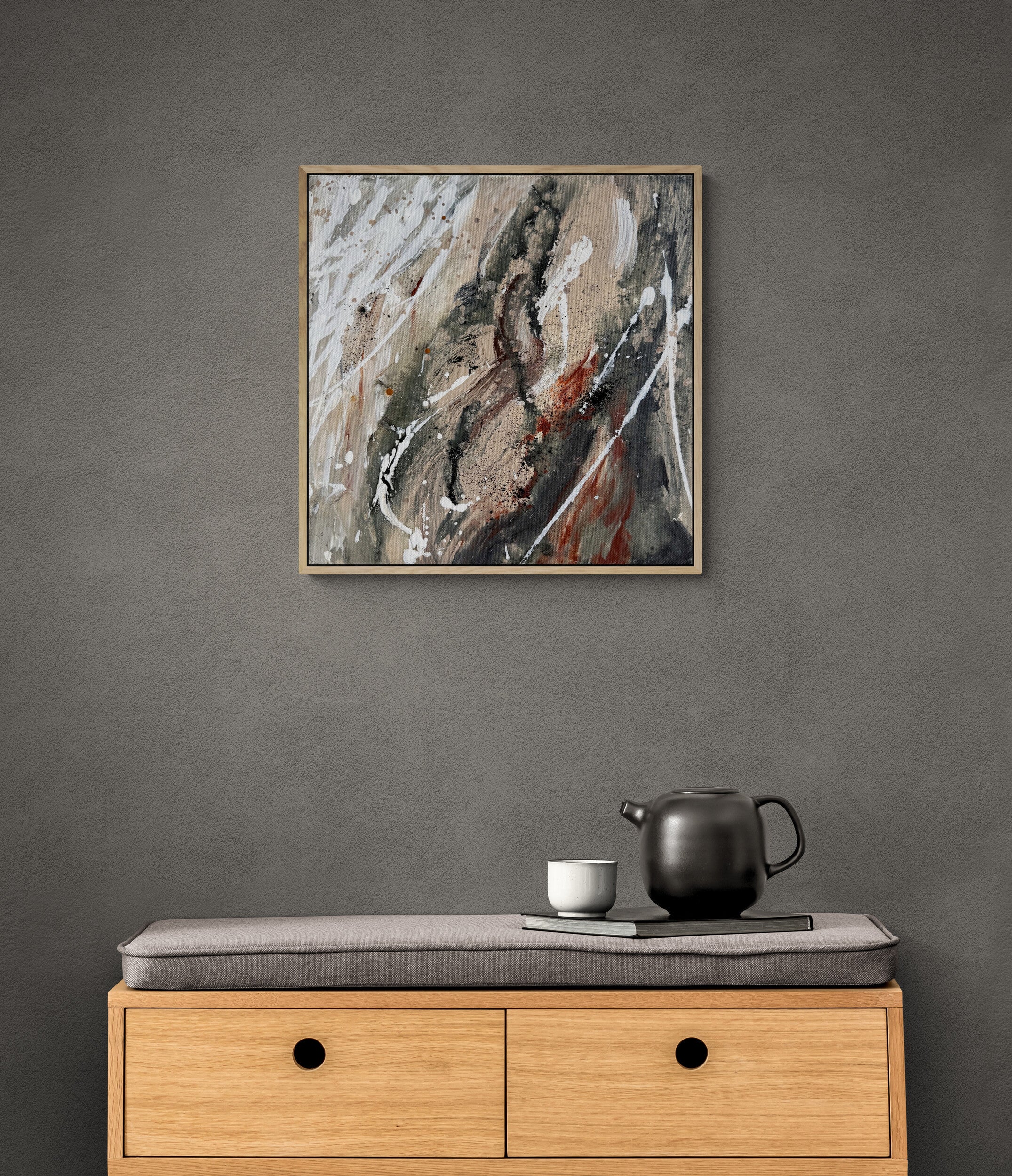 Slow Down 30cm x 30cm Original Art