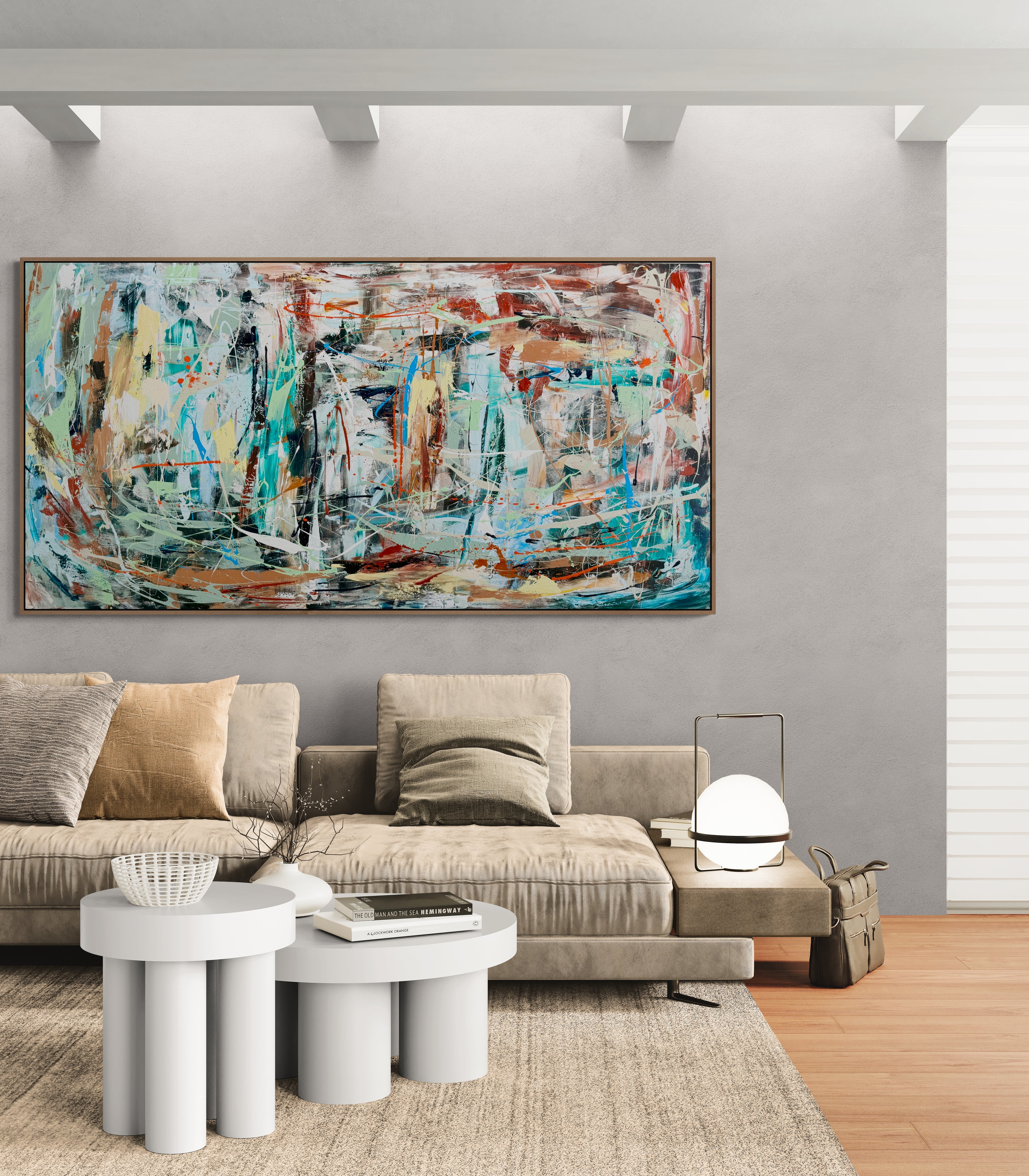 Sail Boats 182cm x 122cm Original Art