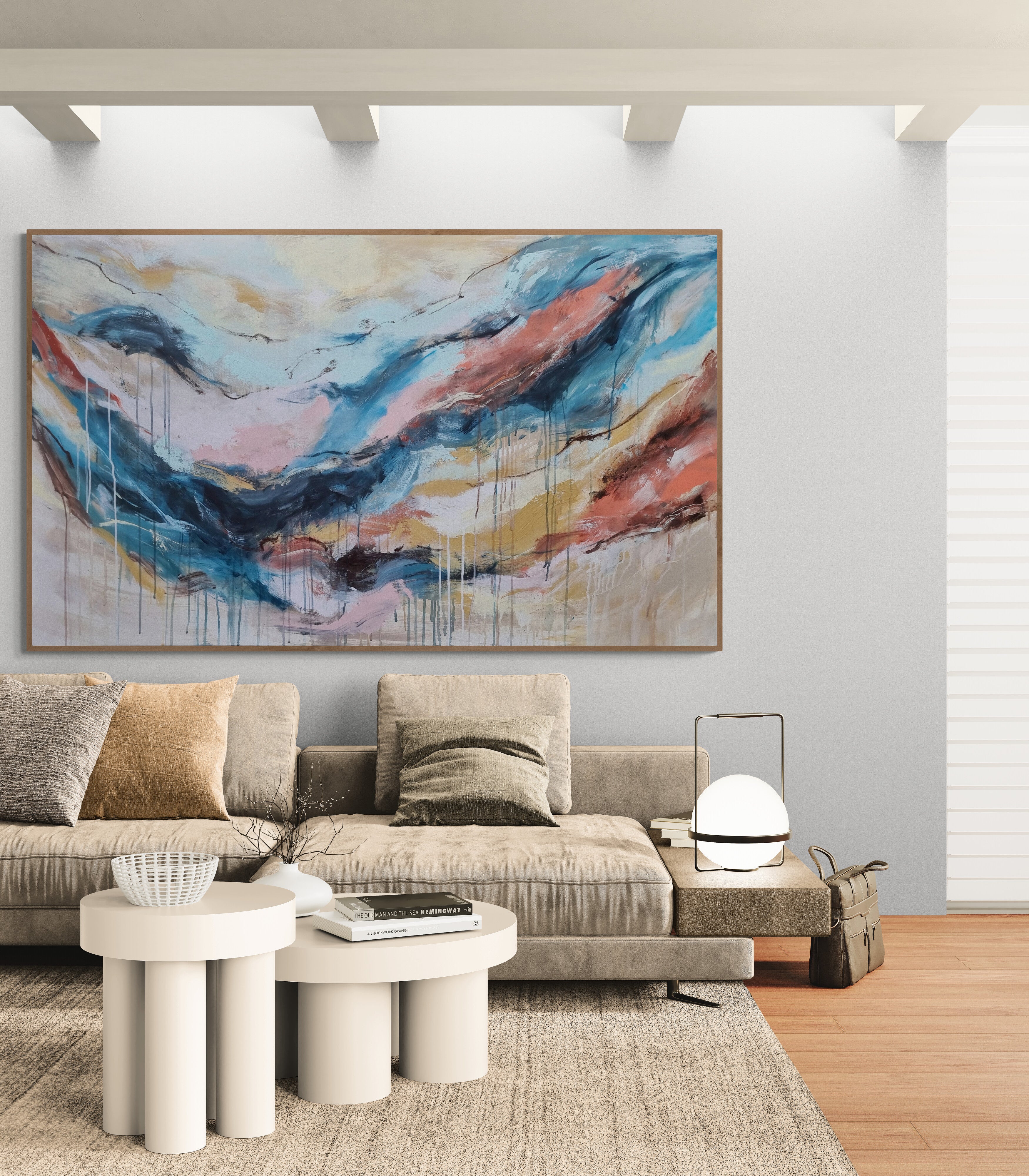 Sunshowers 152cm x 90cm Original Art