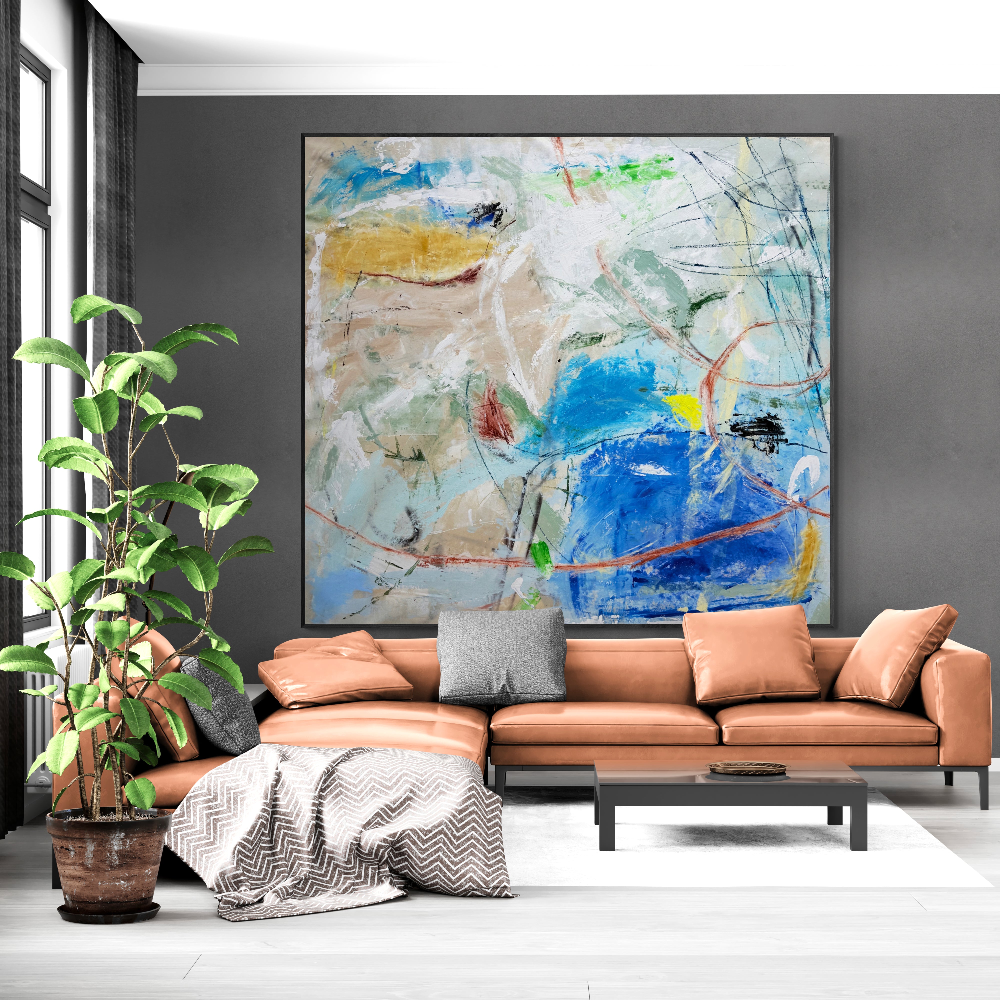 Island in the Sun-Original Art 185cm x 185cm