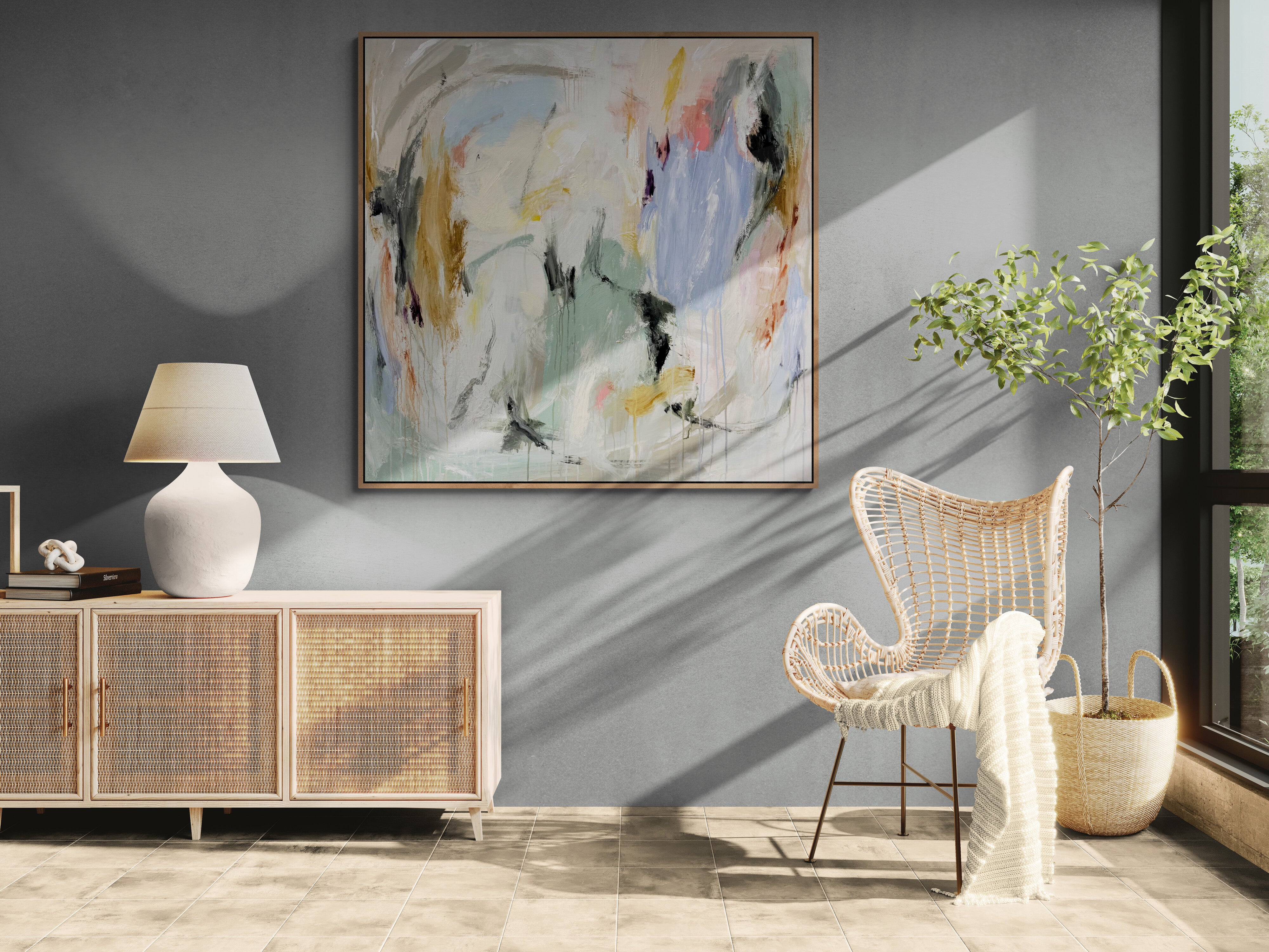 The Secret Garden 120cm x 120cm Original Art