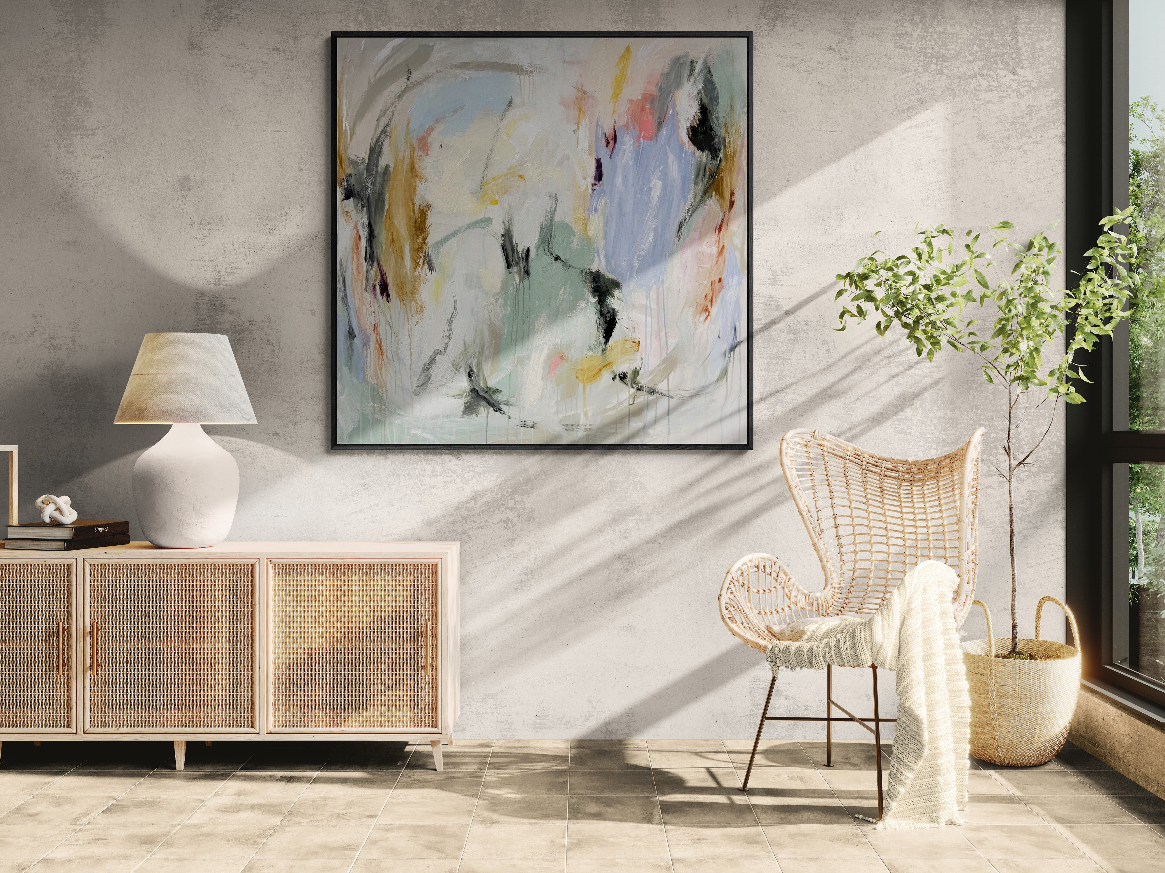 The Secret Garden 120cm x 120cm Original Art