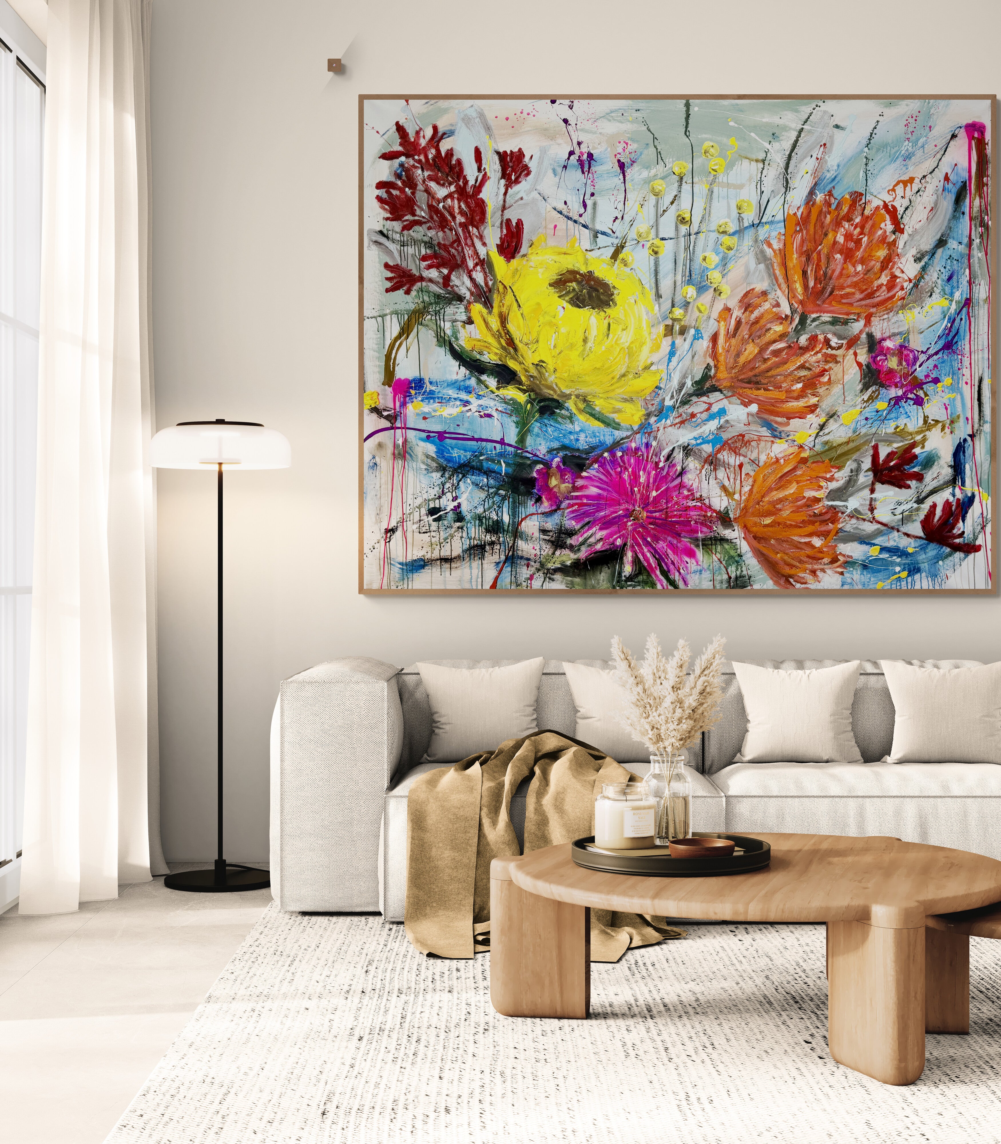 Wildflowers - Original Art 200cm x 165cm