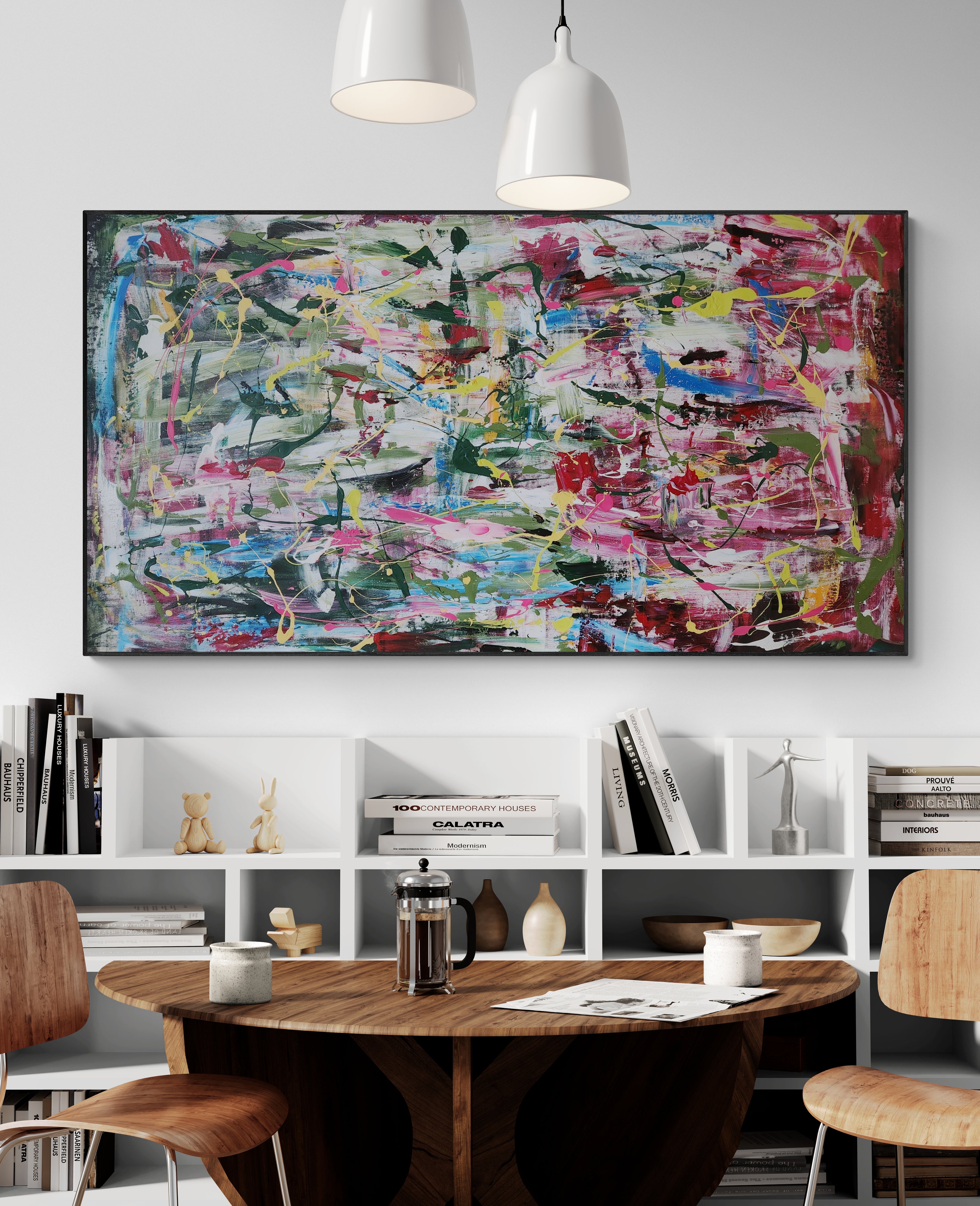 Blueberries 90cm x 170cm Original Art