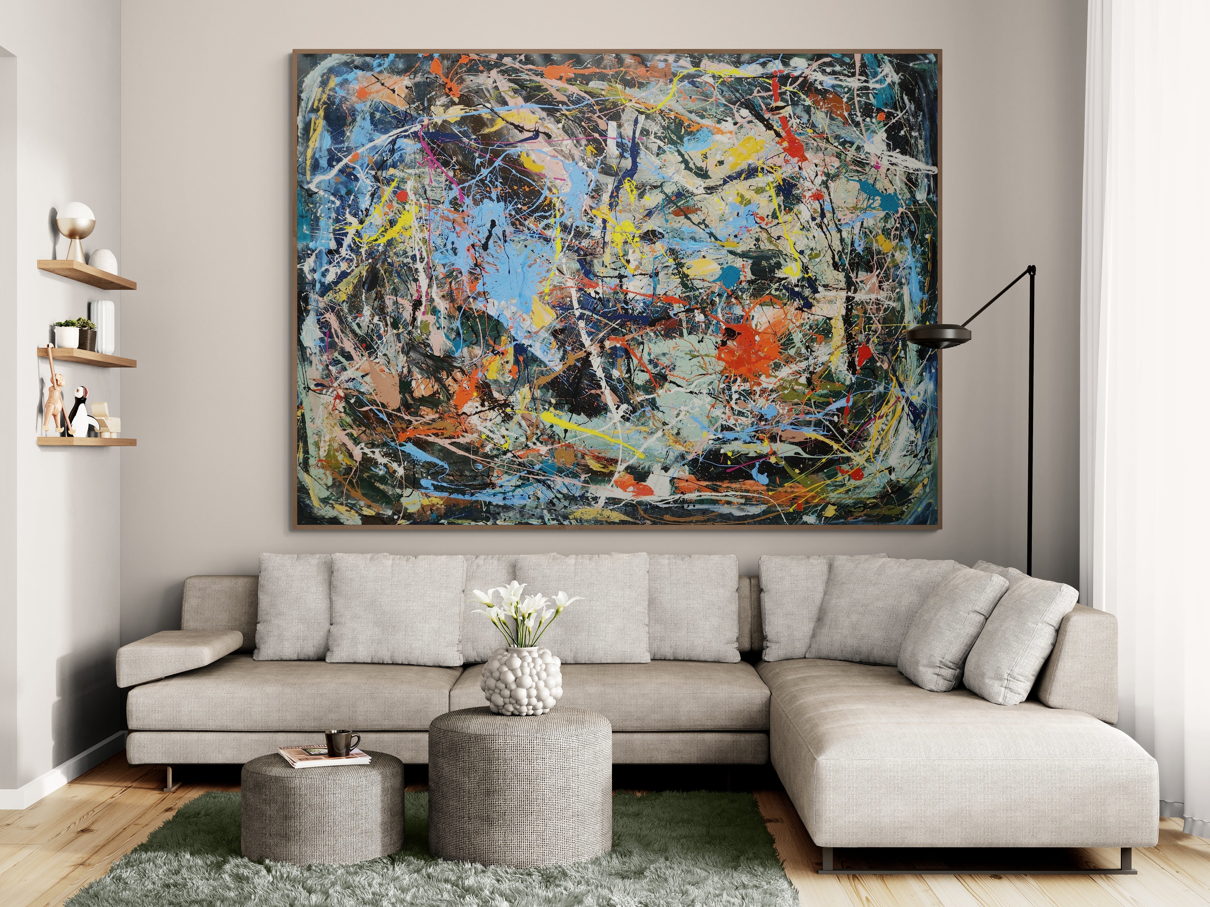 These Happy Golden Years - Original Art 260cm x 200cm