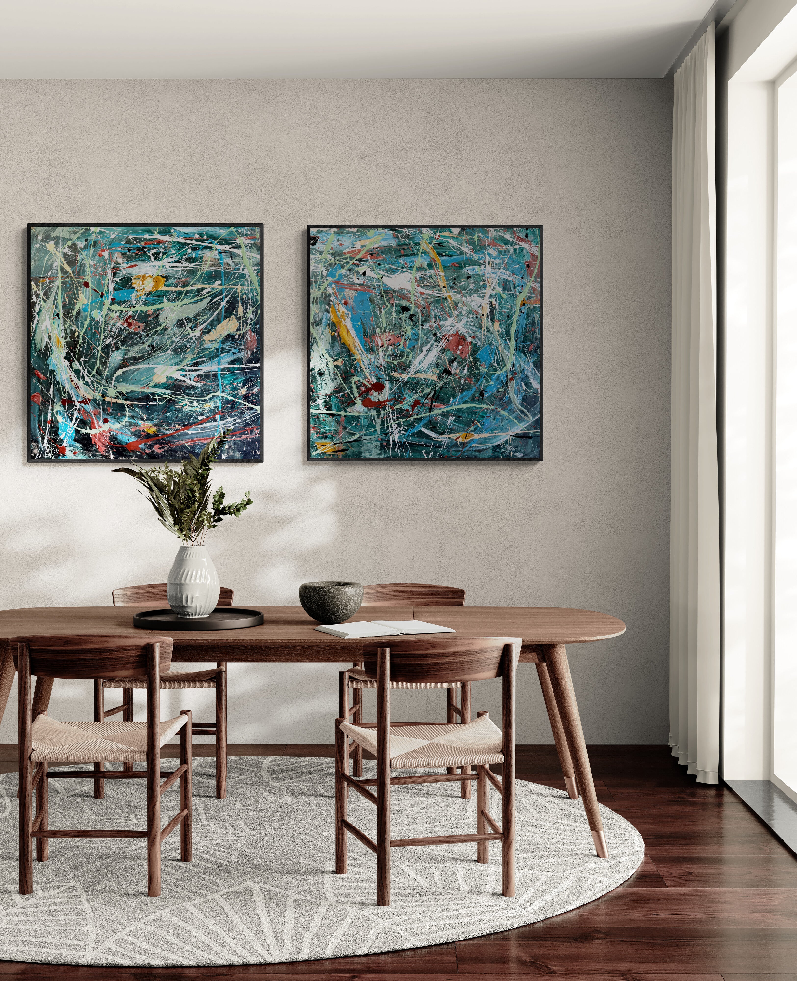 Midnight City- Original Art 91cm x 182cm