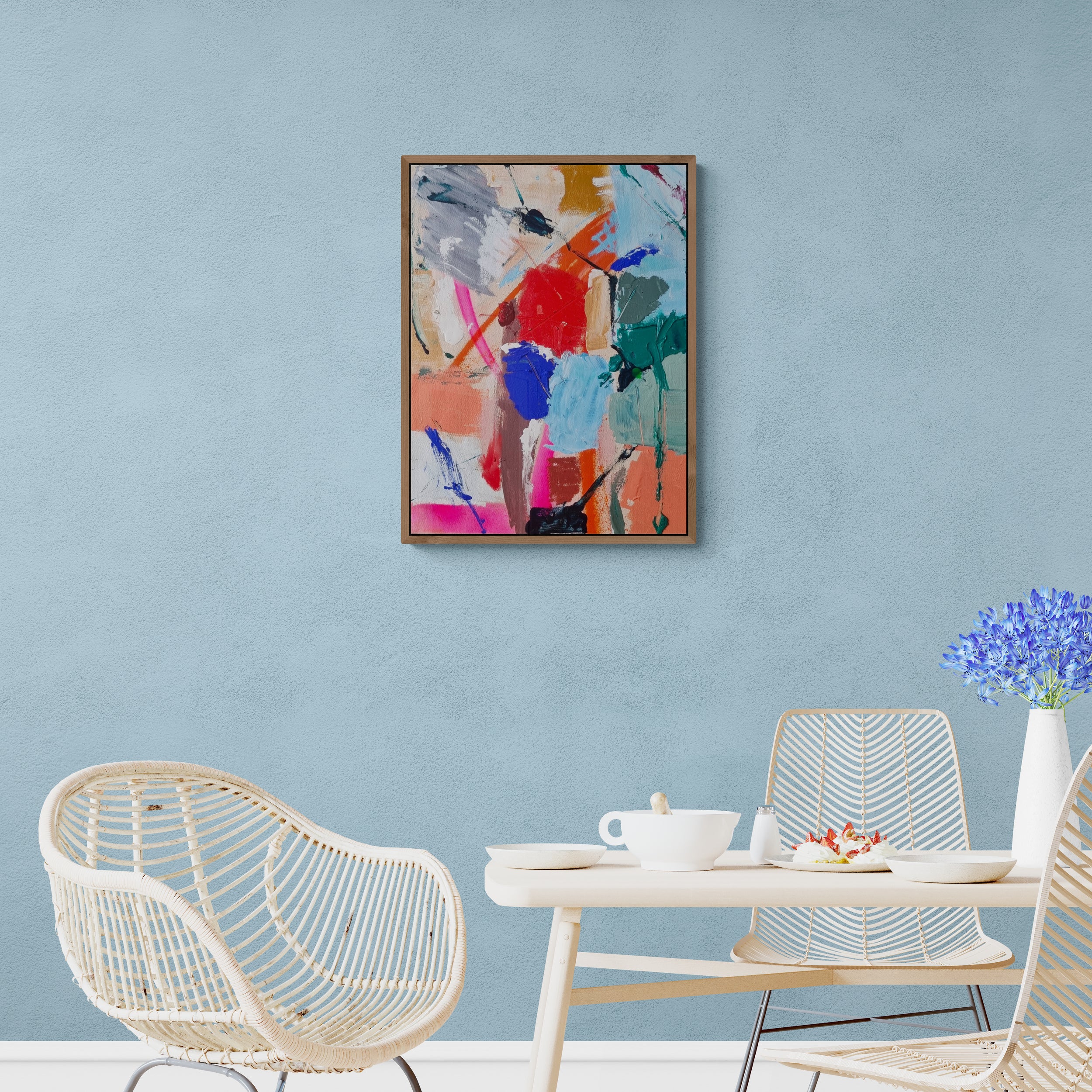 L'amour est blue 30cm x 40cm Original Art