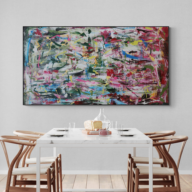 Blueberries 90cm x 170cm Original Art