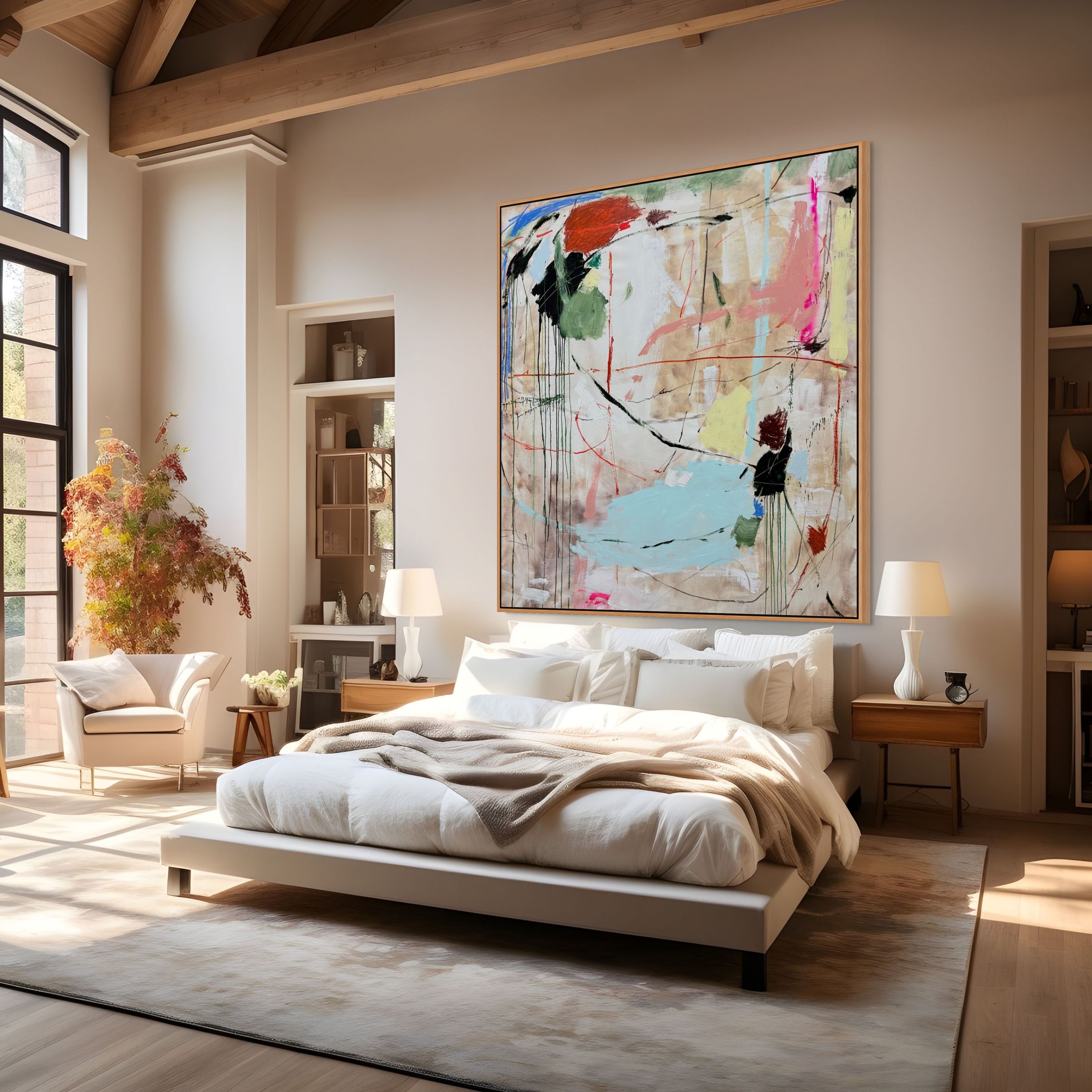 The Good Life-Original Art 200cm x 200cm