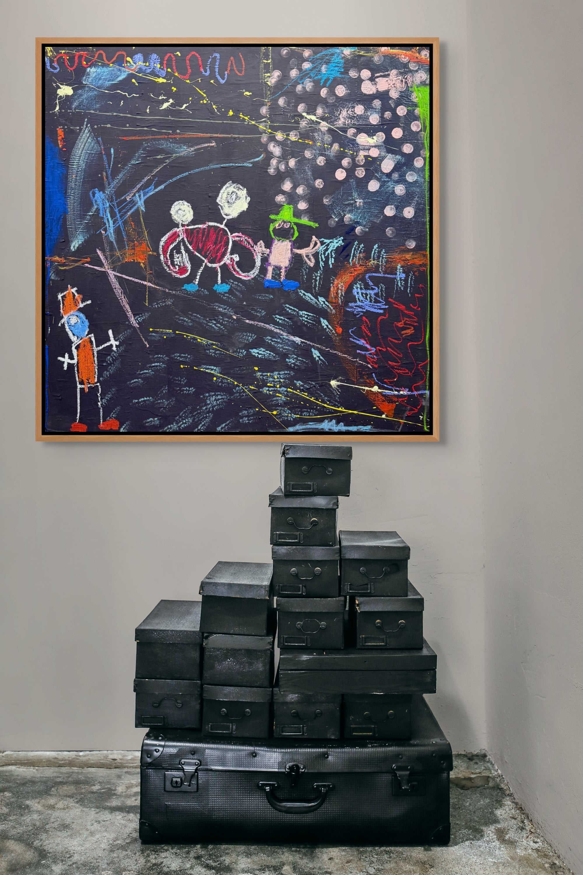 Krabby Patty- Original Art 120cm x 120cm