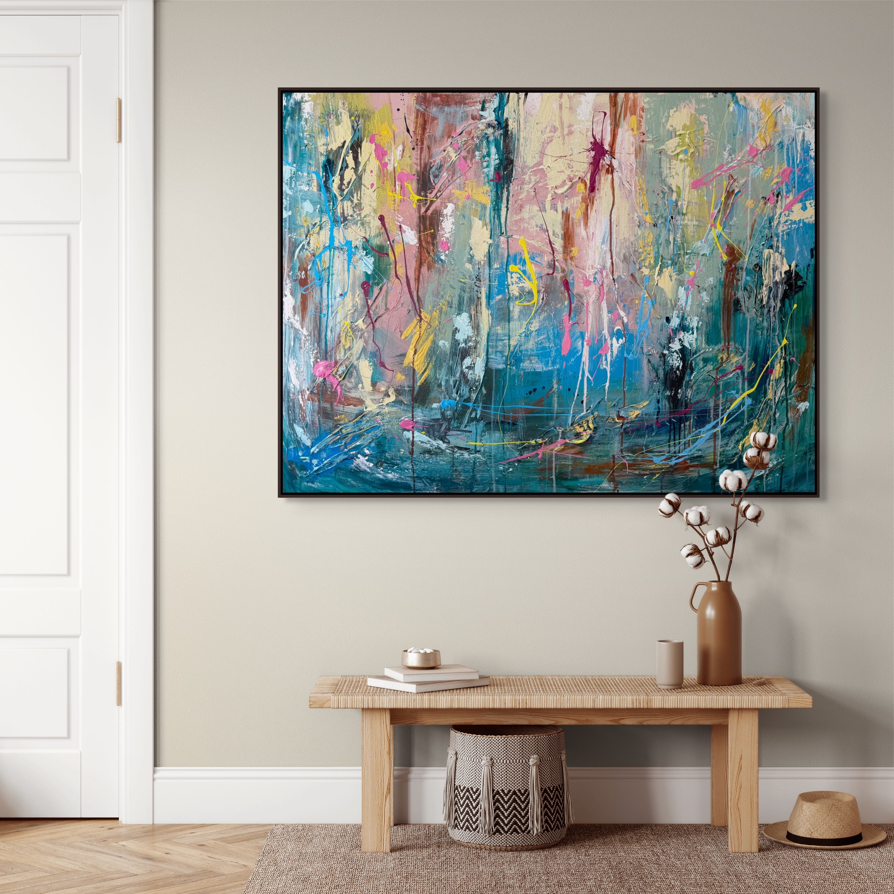 Spring Vacation 120cm x 90cm Original Art