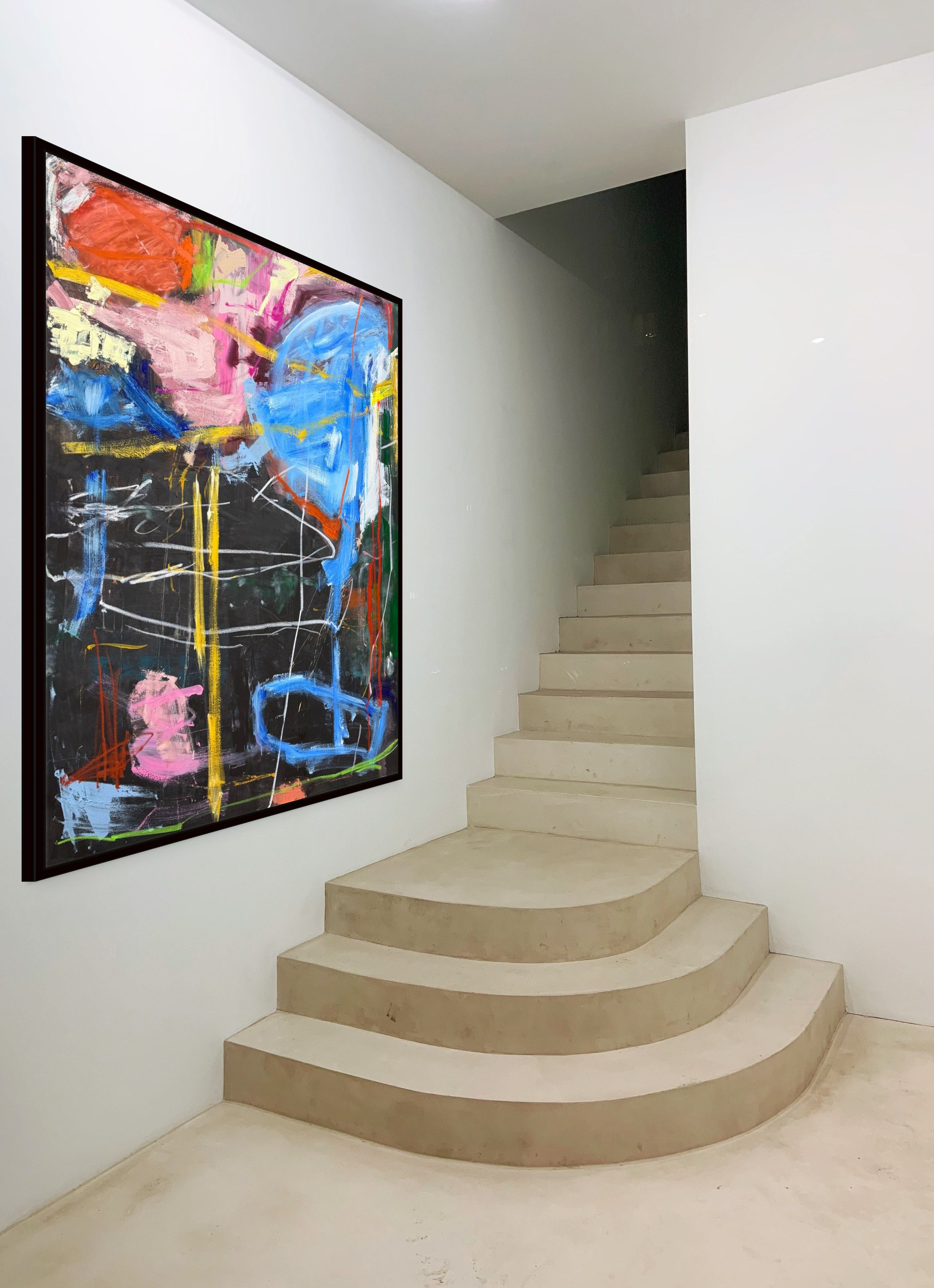 The Big Blue Whale- 152cm x 122cm Original Art