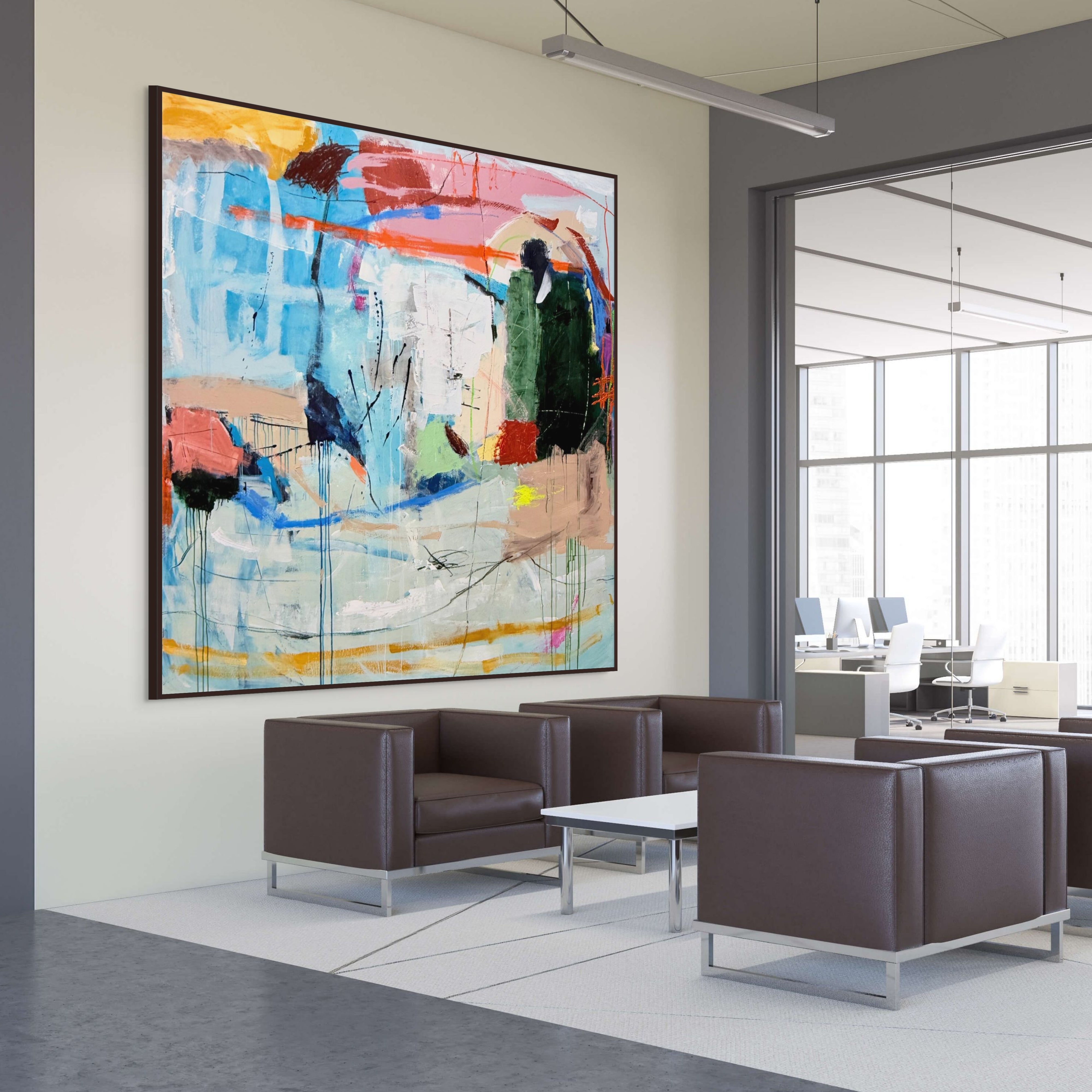 The Yellow Brick Road - Original Art 190cm x 190cm