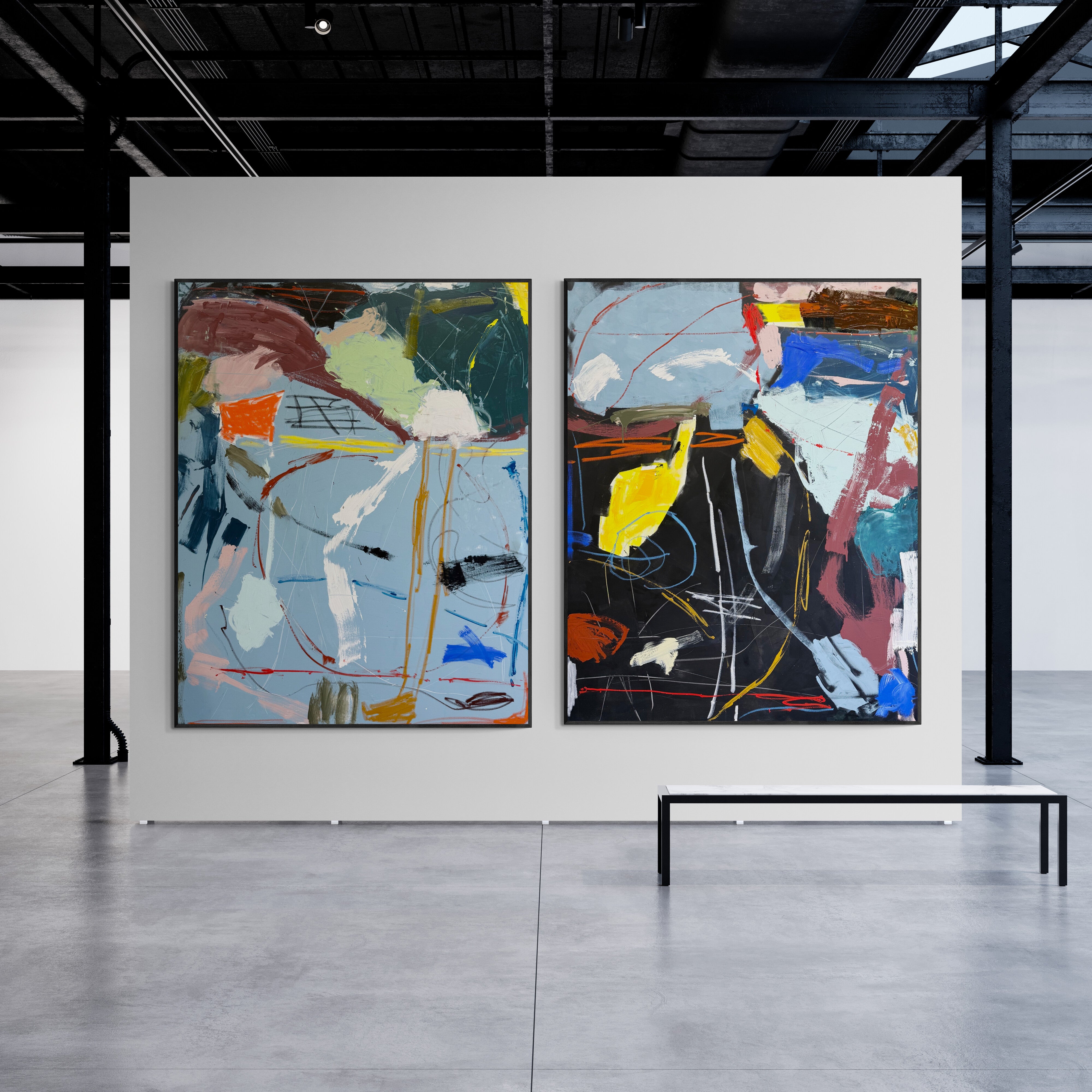 Love me, love me not- Original Art 152cm x 244cm