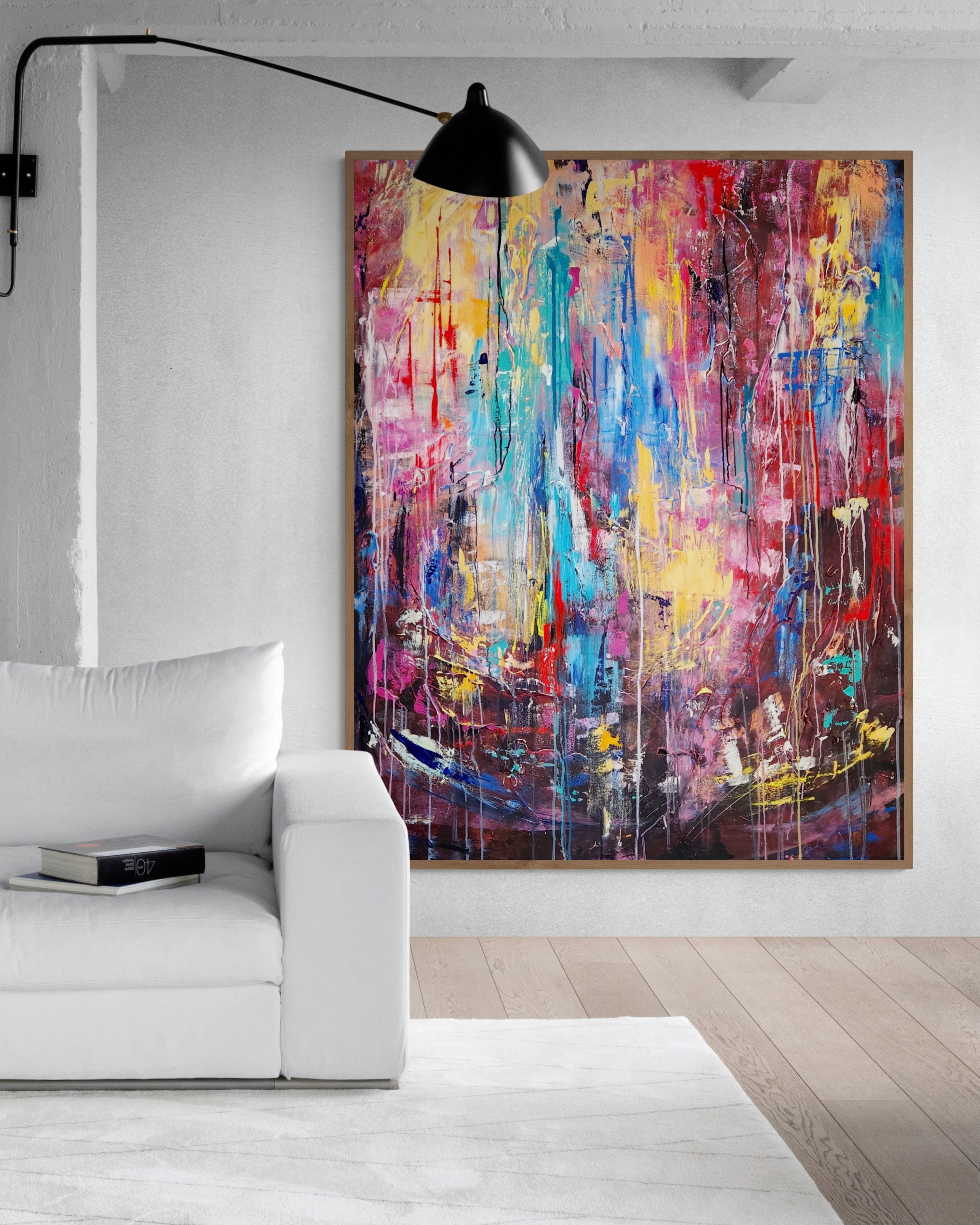 Looking out from within 152cm x 122cm Original Art