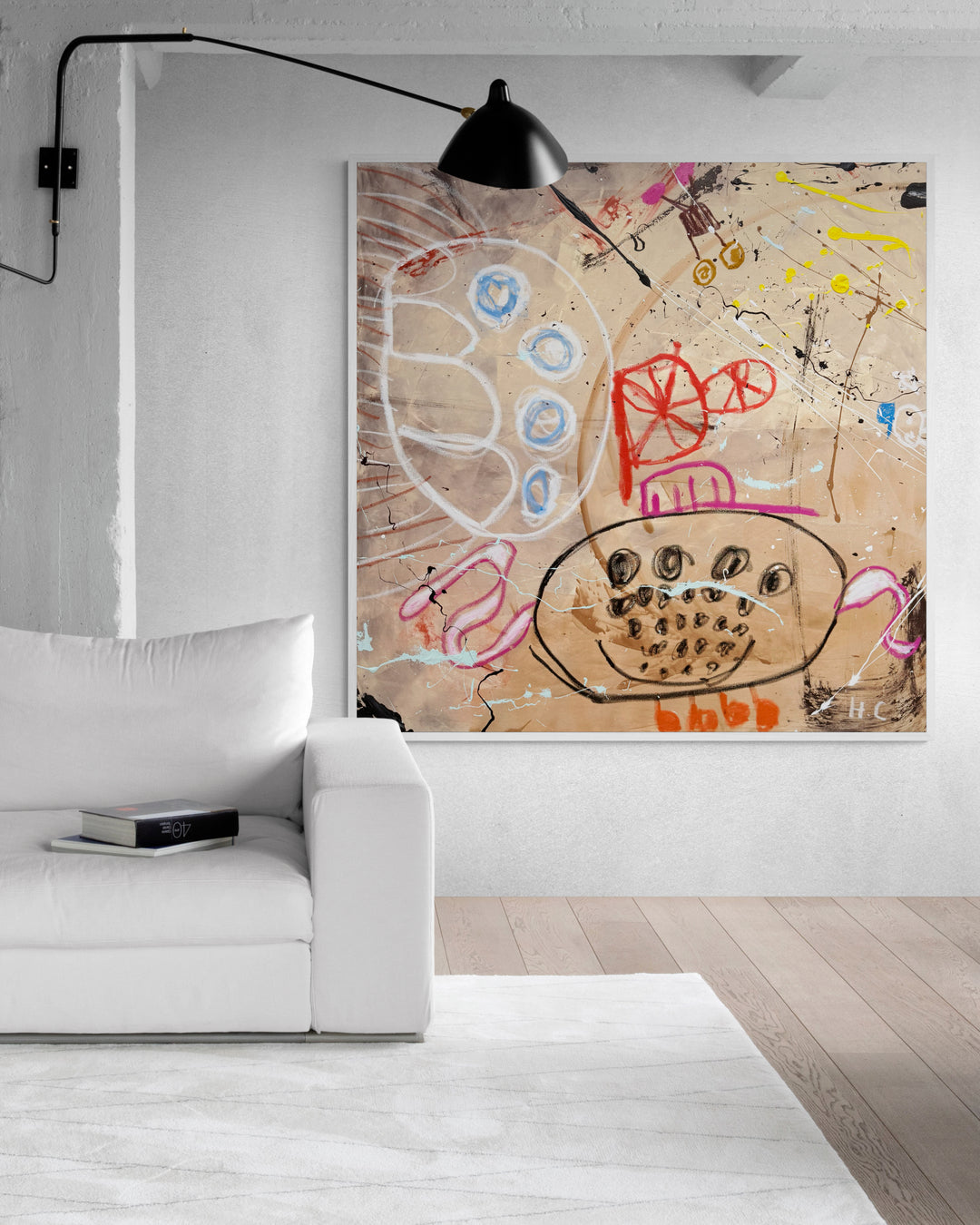 Mr Monsterhead- Original Art 120cm x 120cm