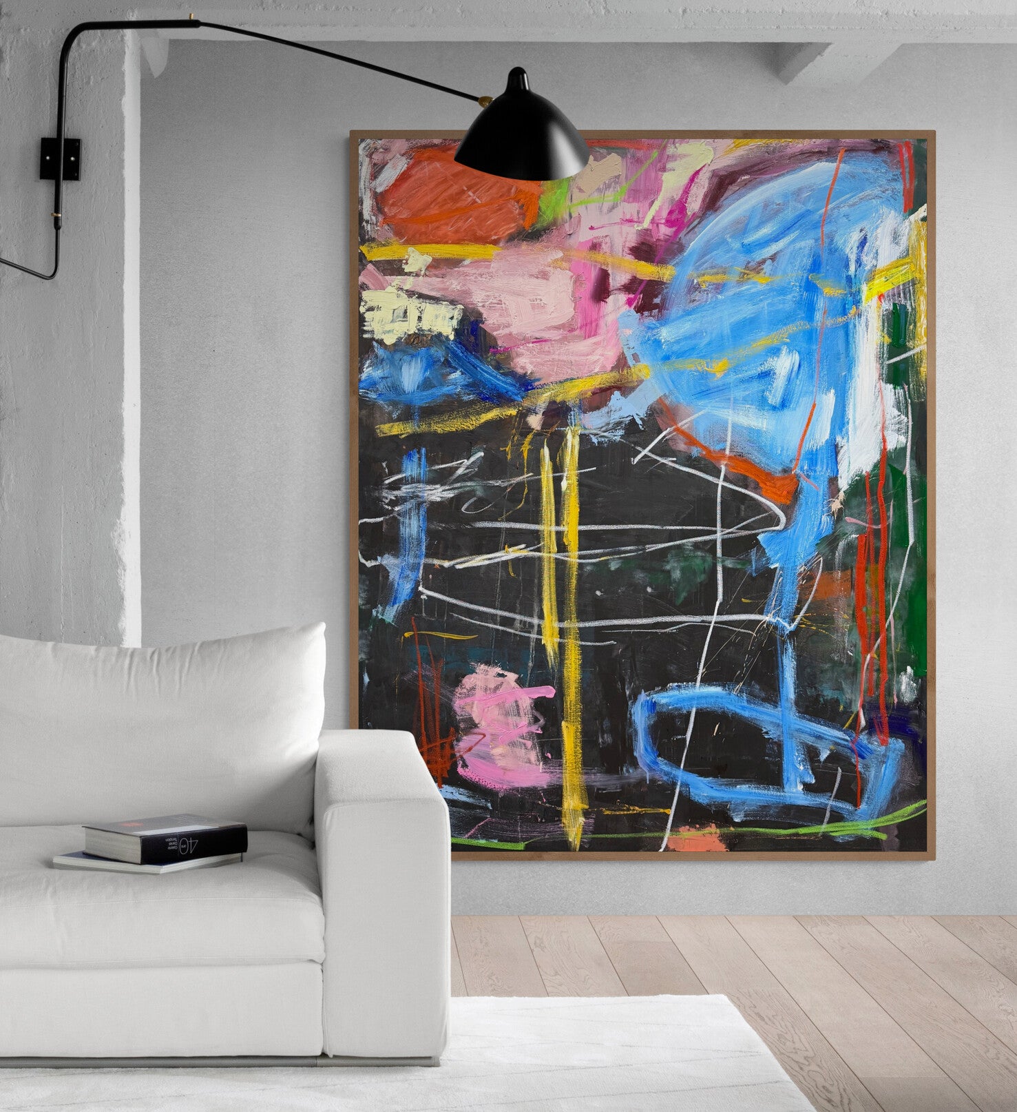 The Big Blue Whale- 152cm x 122cm Original Art