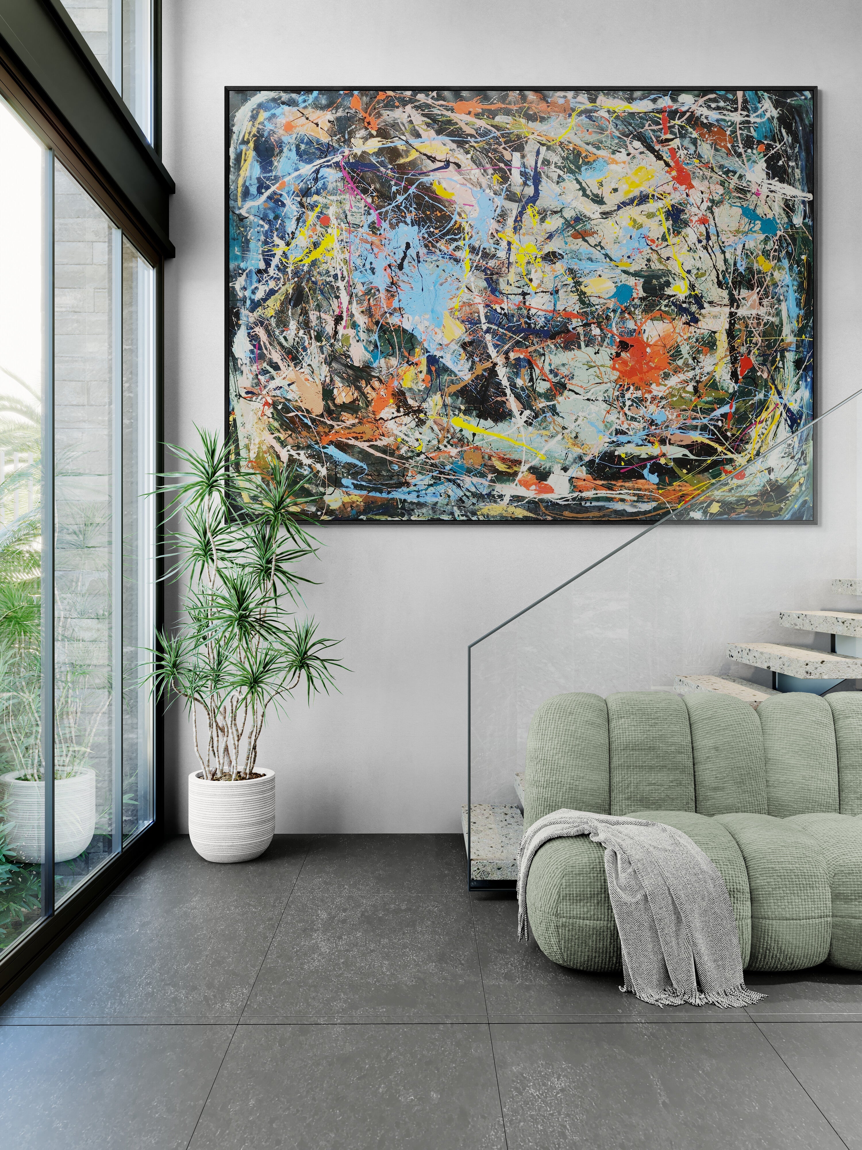 These Happy Golden Years - Original Art 260cm x 200cm