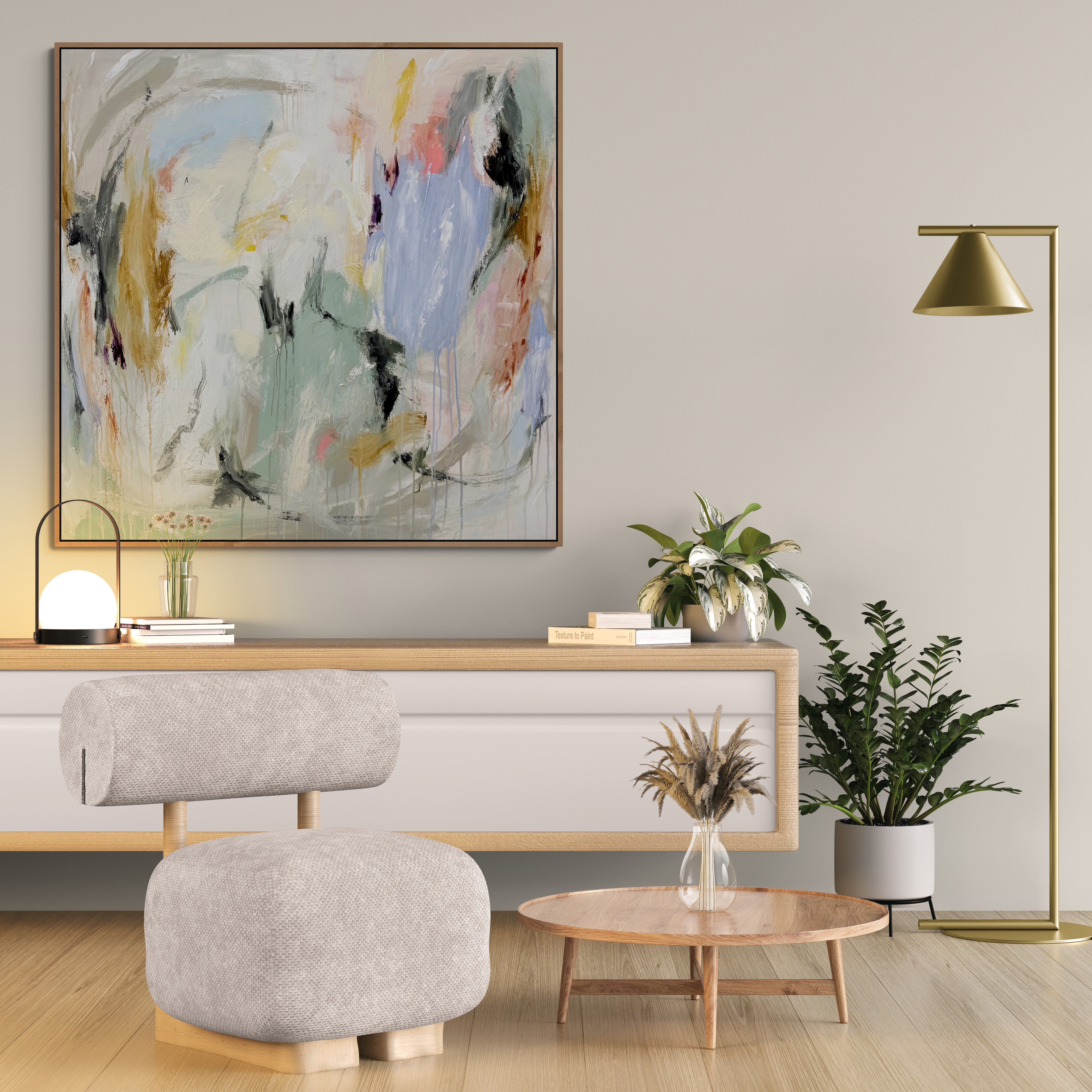 The Secret Garden 120cm x 120cm Original Art