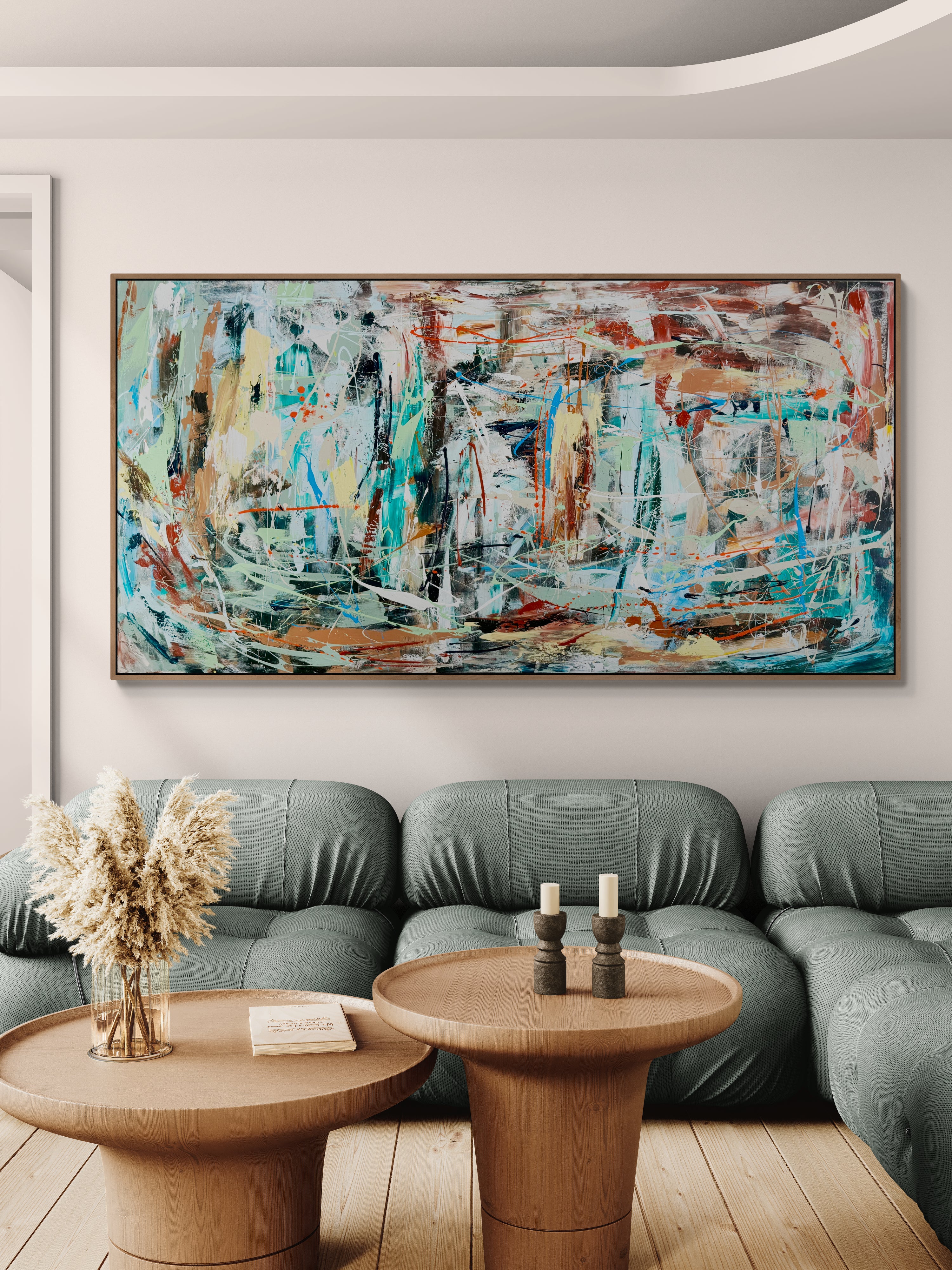 Sail Boats 182cm x 122cm Original Art