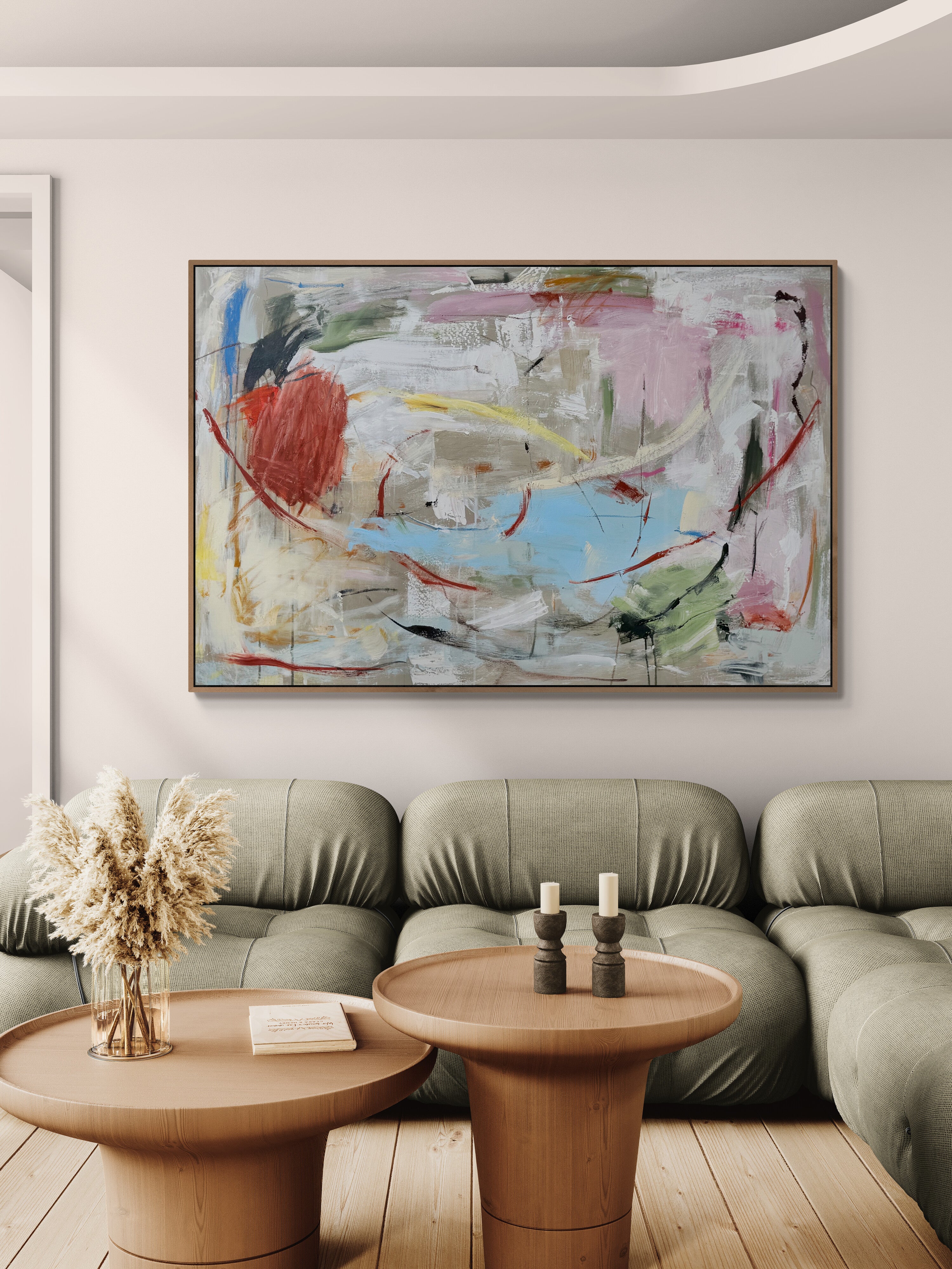 The Whale and The Rooster 150cm x 100cm Original Art