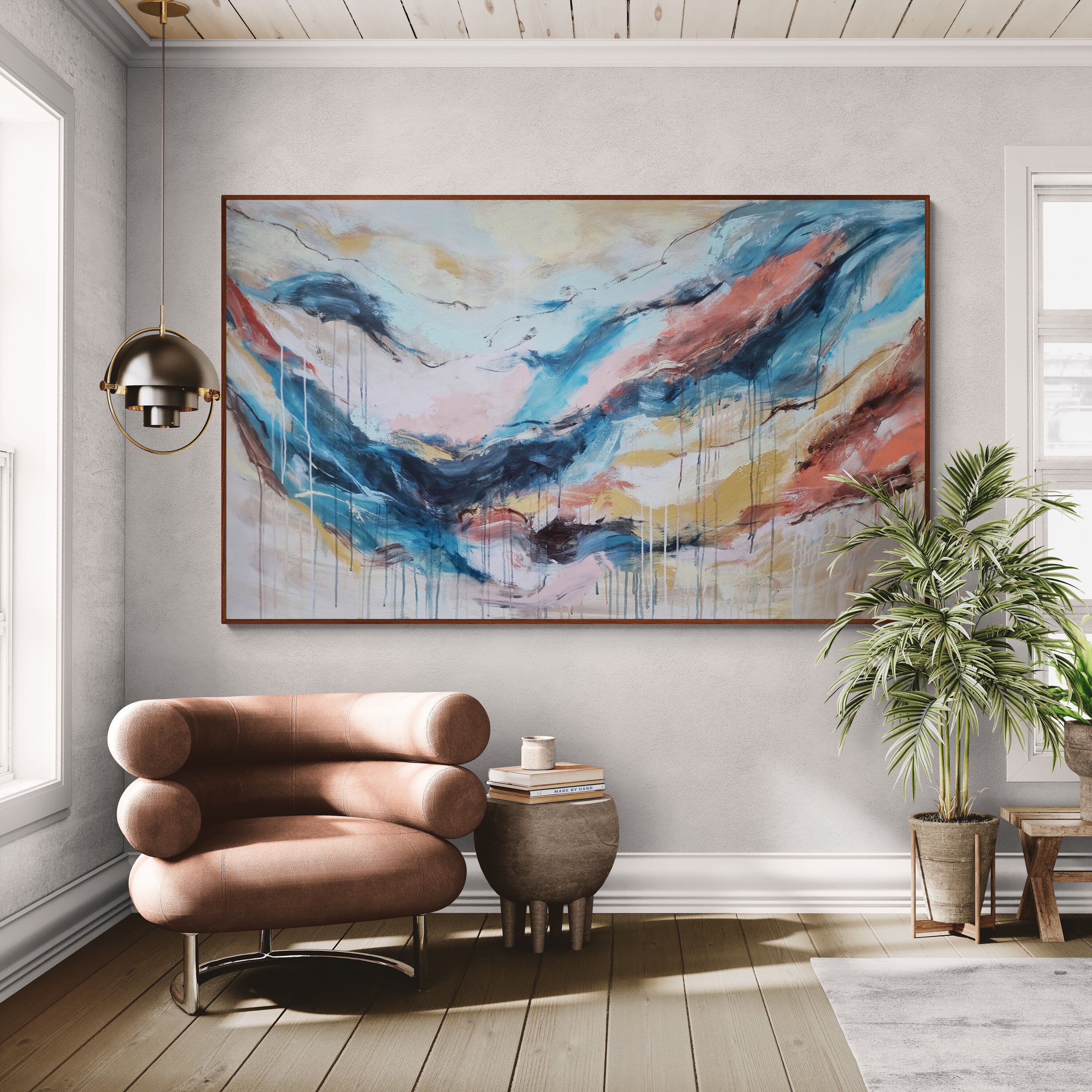 Sunshowers 152cm x 90cm Original Art